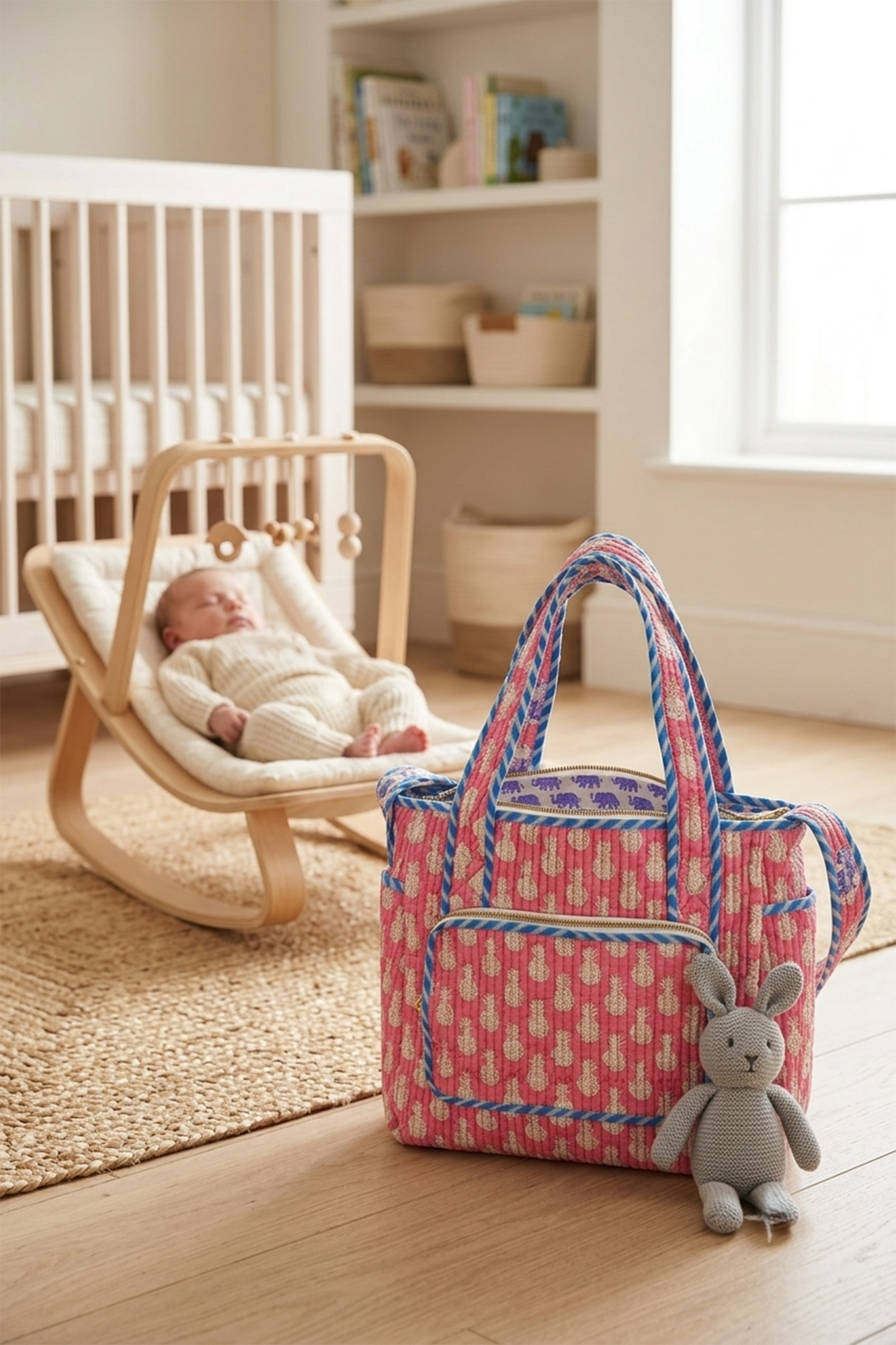 Pink Pine Multifunctional Bag