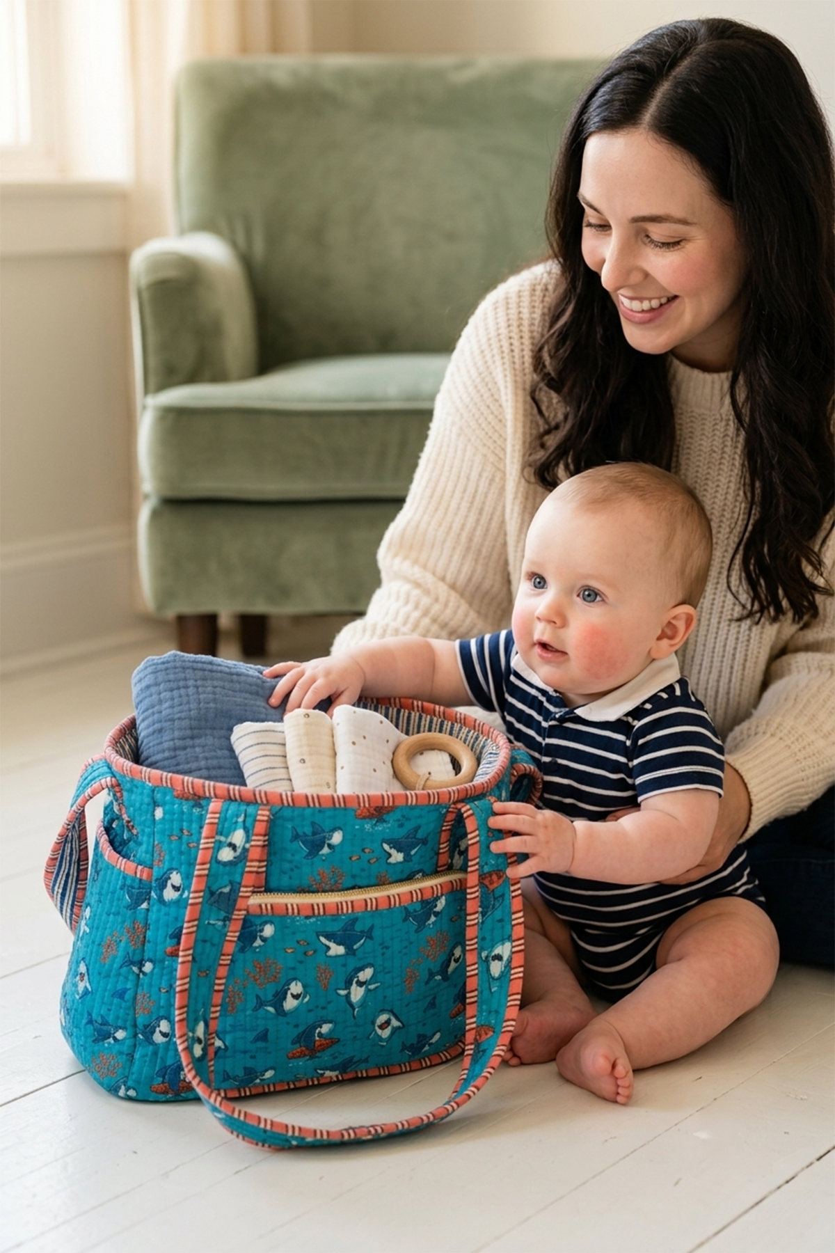 Blue Dolphin Multifunctional Bag