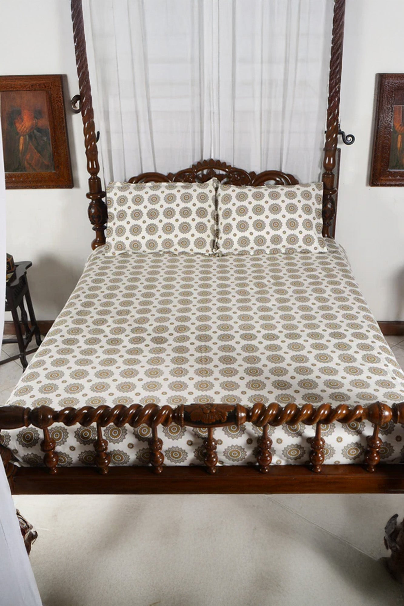 Golden Galaxy - Bedsheet