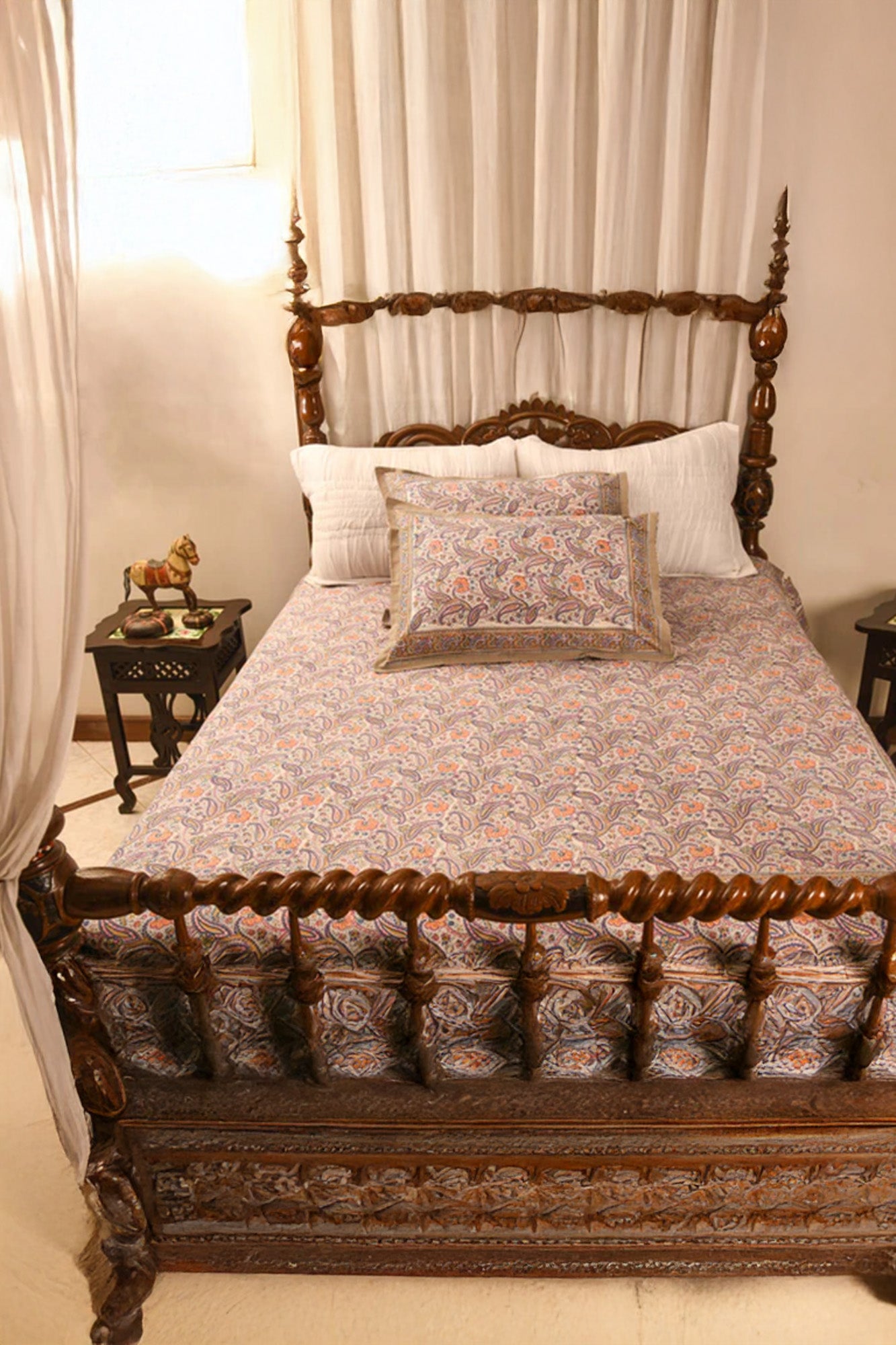 French Paisley Bedsheet