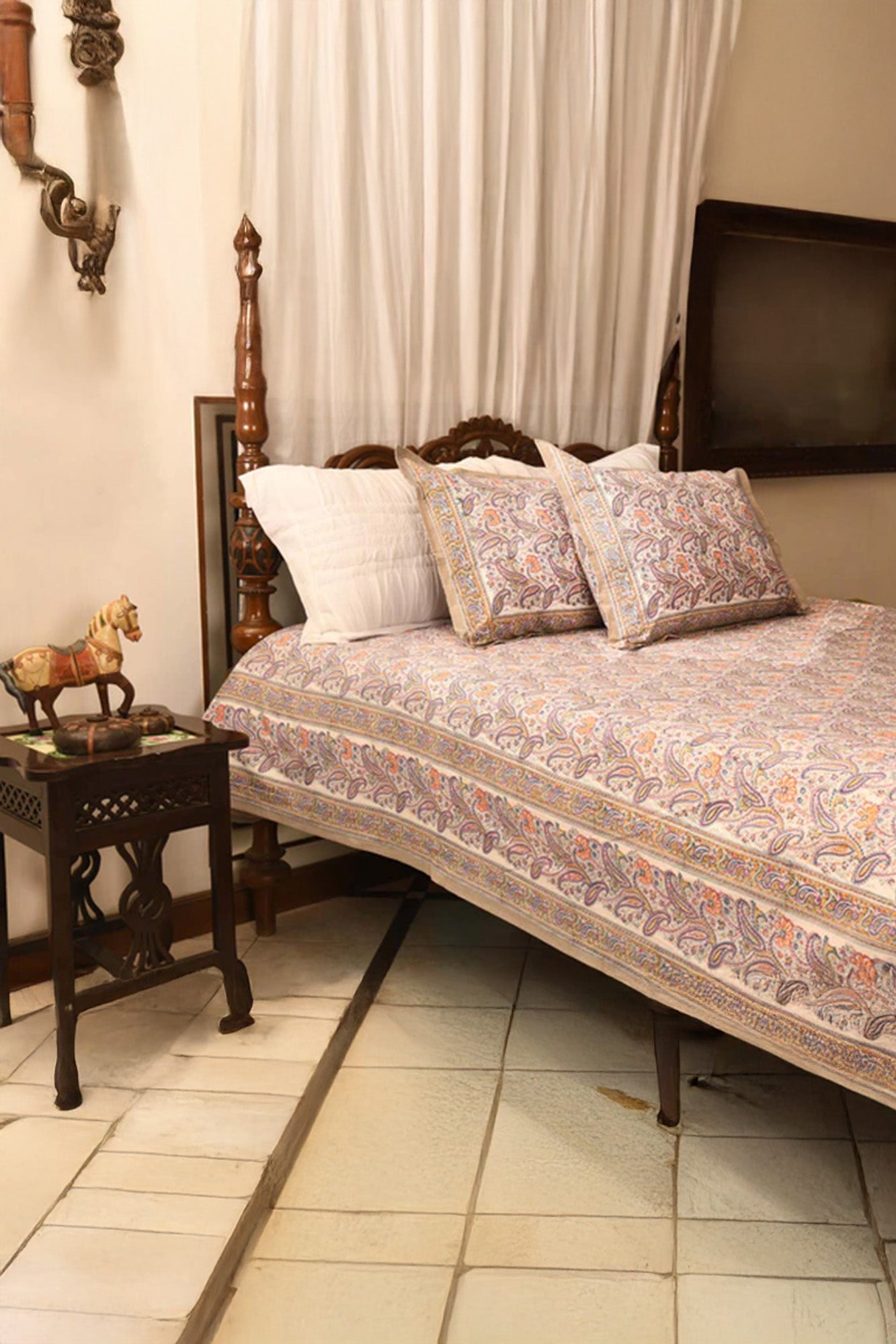 French Paisley Bedsheet