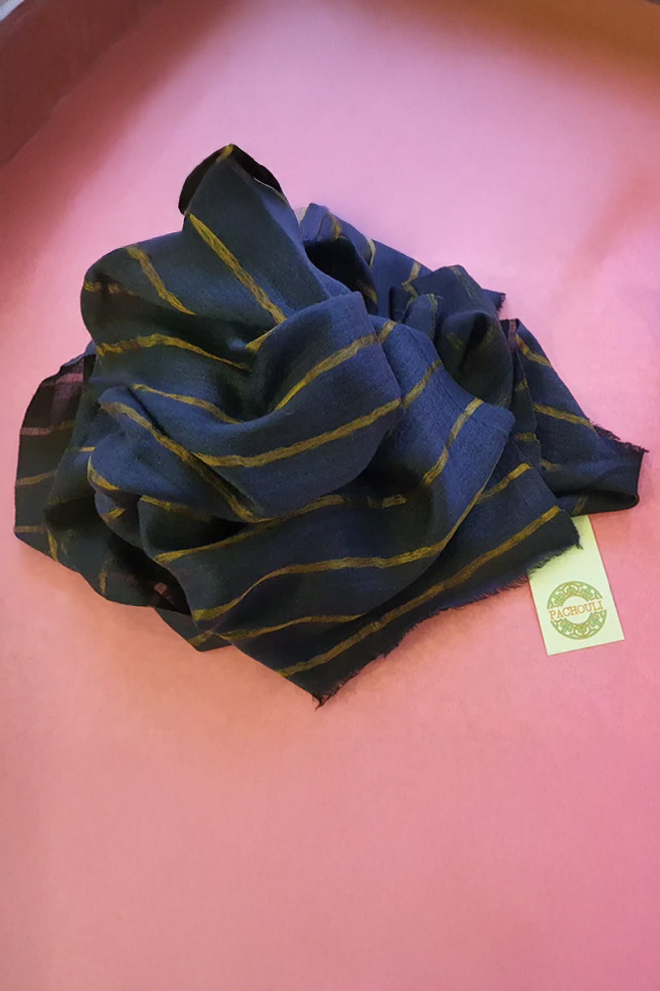 Women Pashmina Striped Blue
