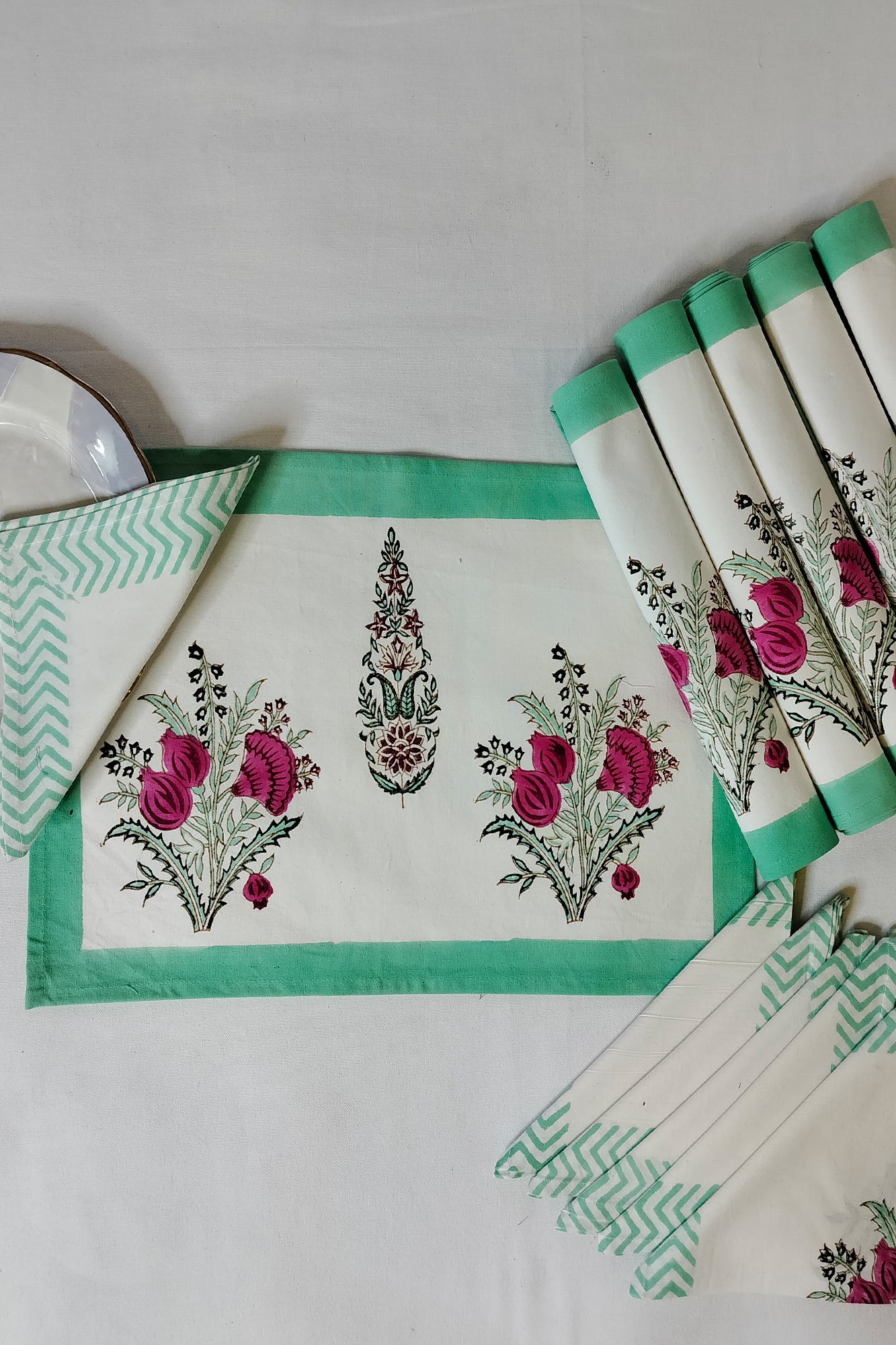 Leafage blossom Placemat Set