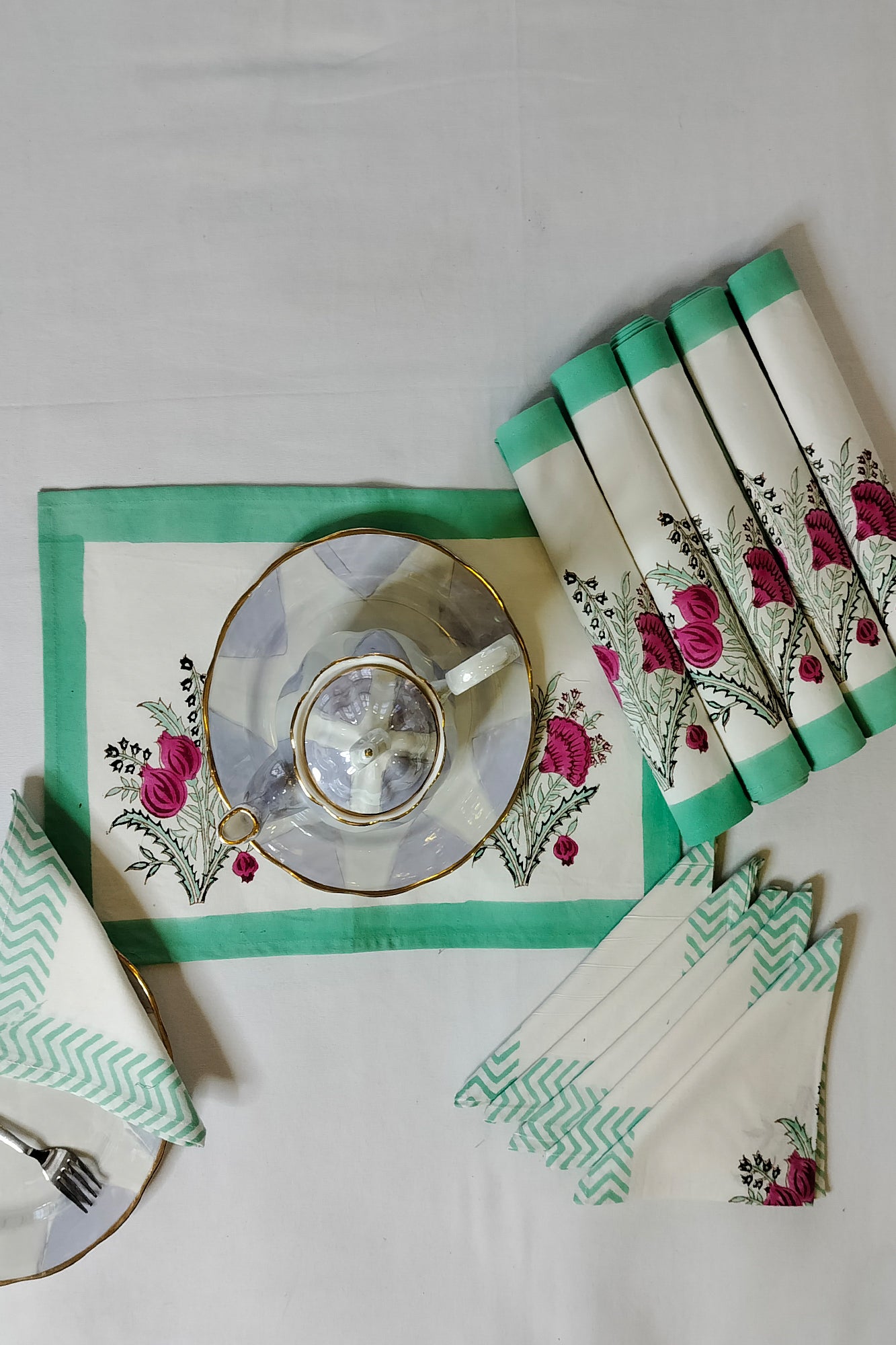 Leafage blossom Placemat Set