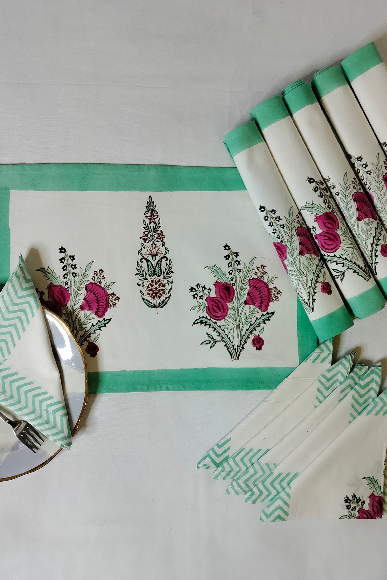 Leafage blossom Placemat Set