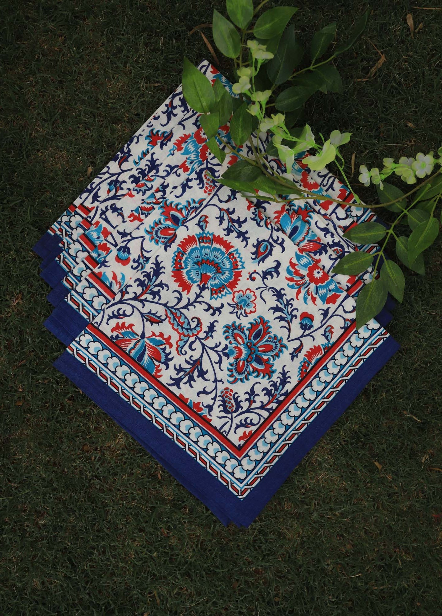 Napkin Set of 6 Multicolored