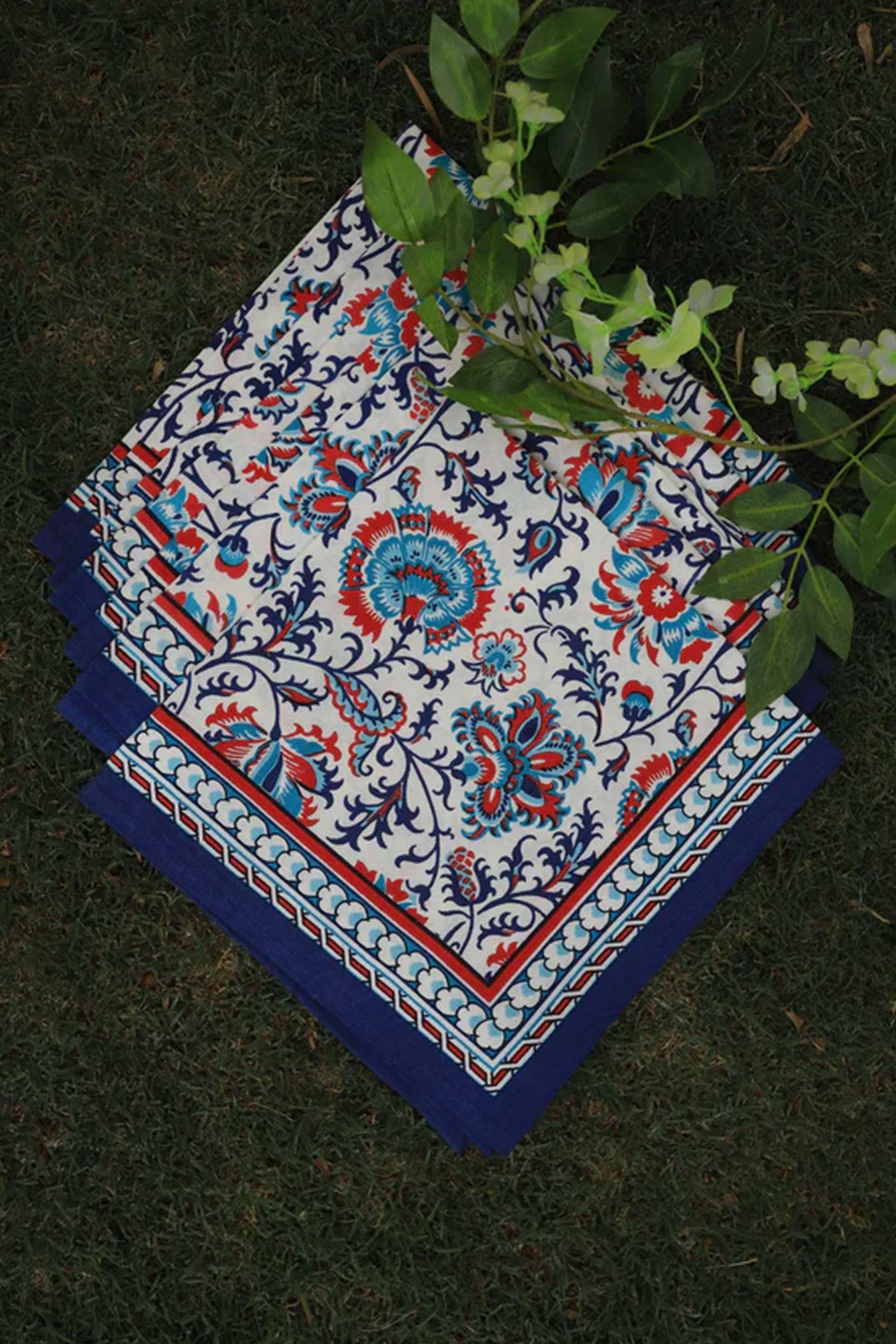 Napkin Set of 6 Multicolored