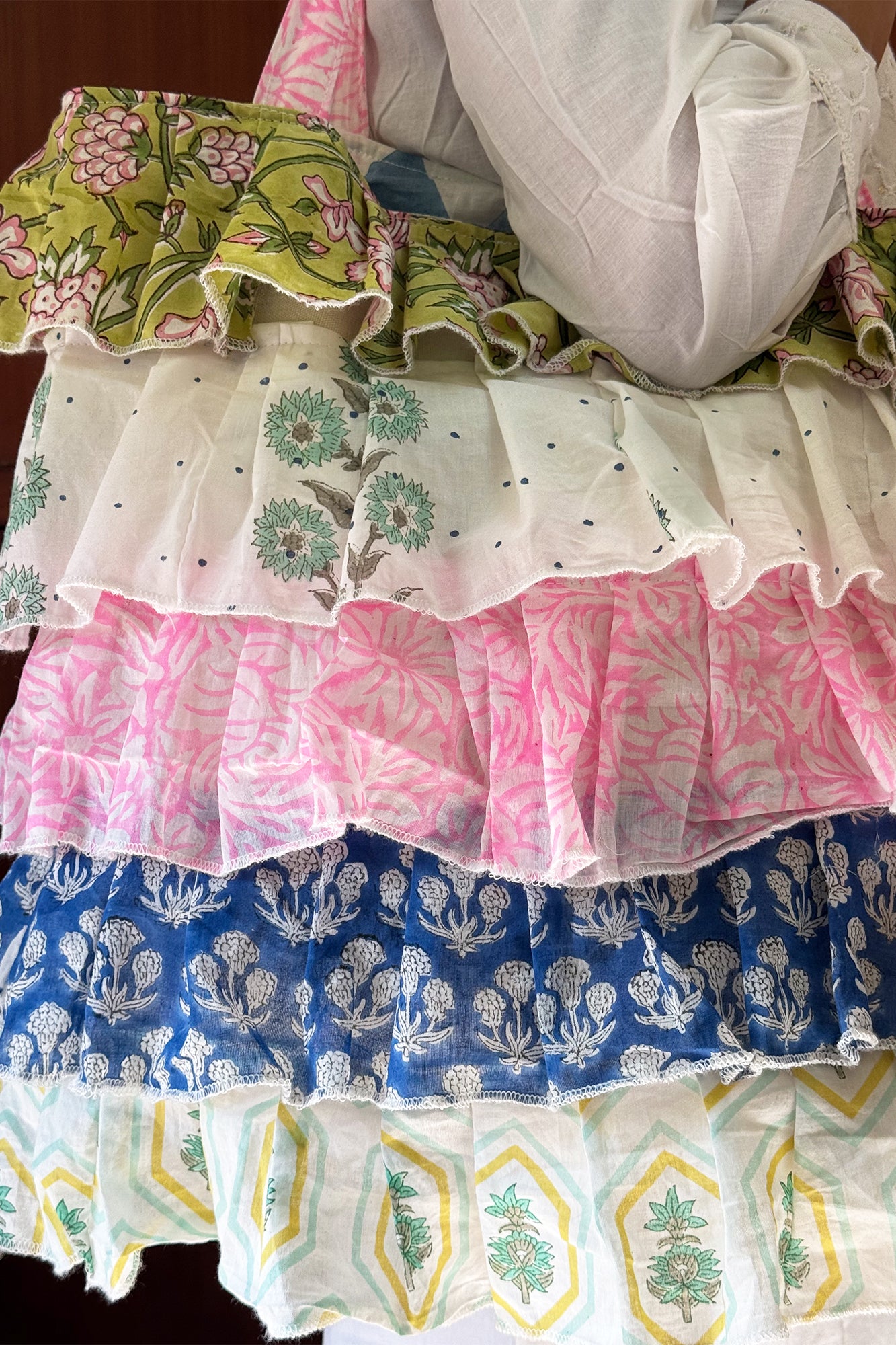 Multi Frill Tote Bag