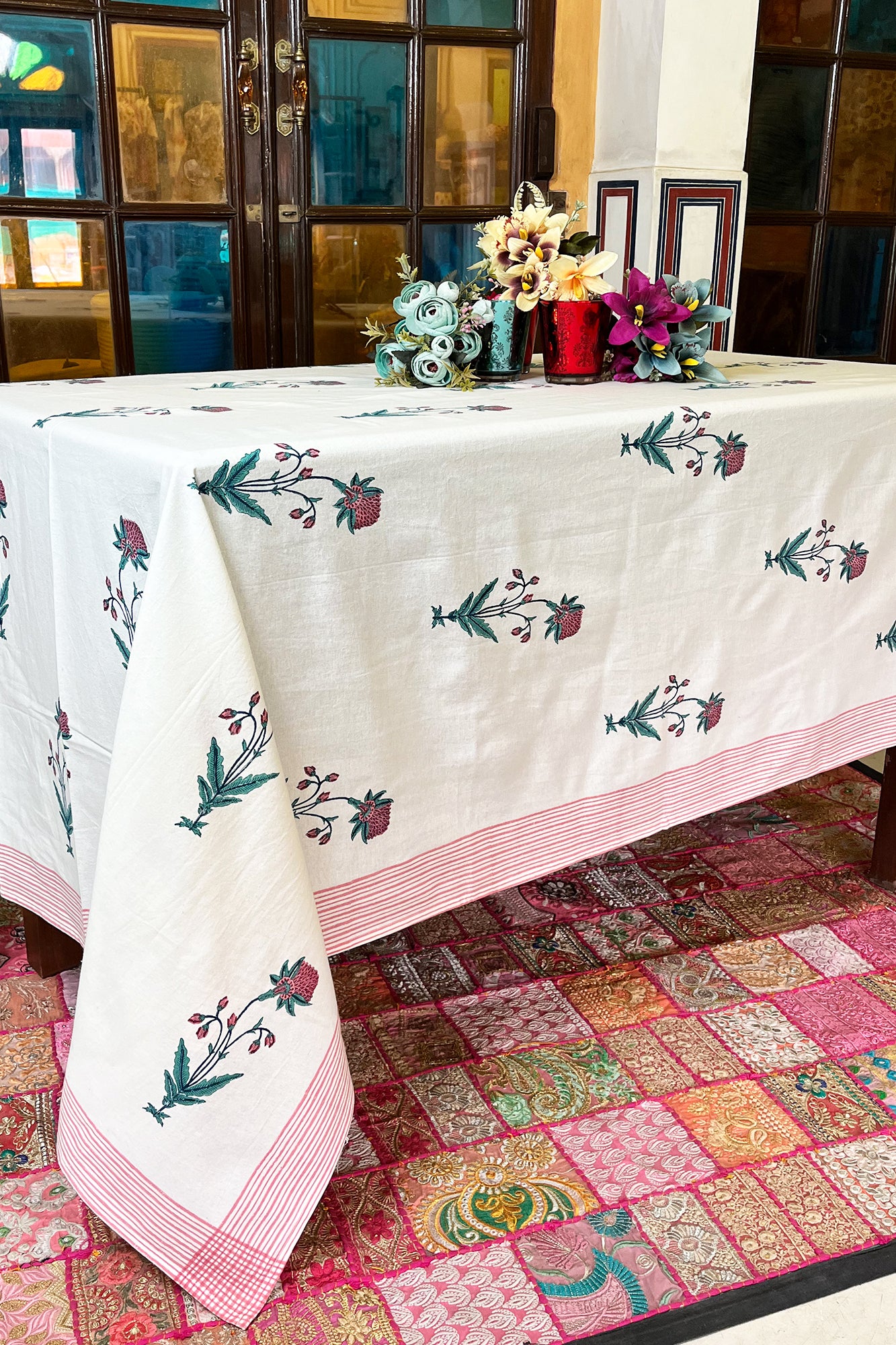 Mughal Bloom Table Cover