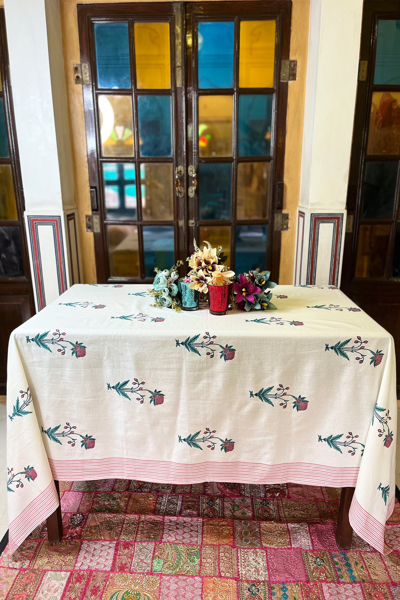 Mughal Bloom Table Cover