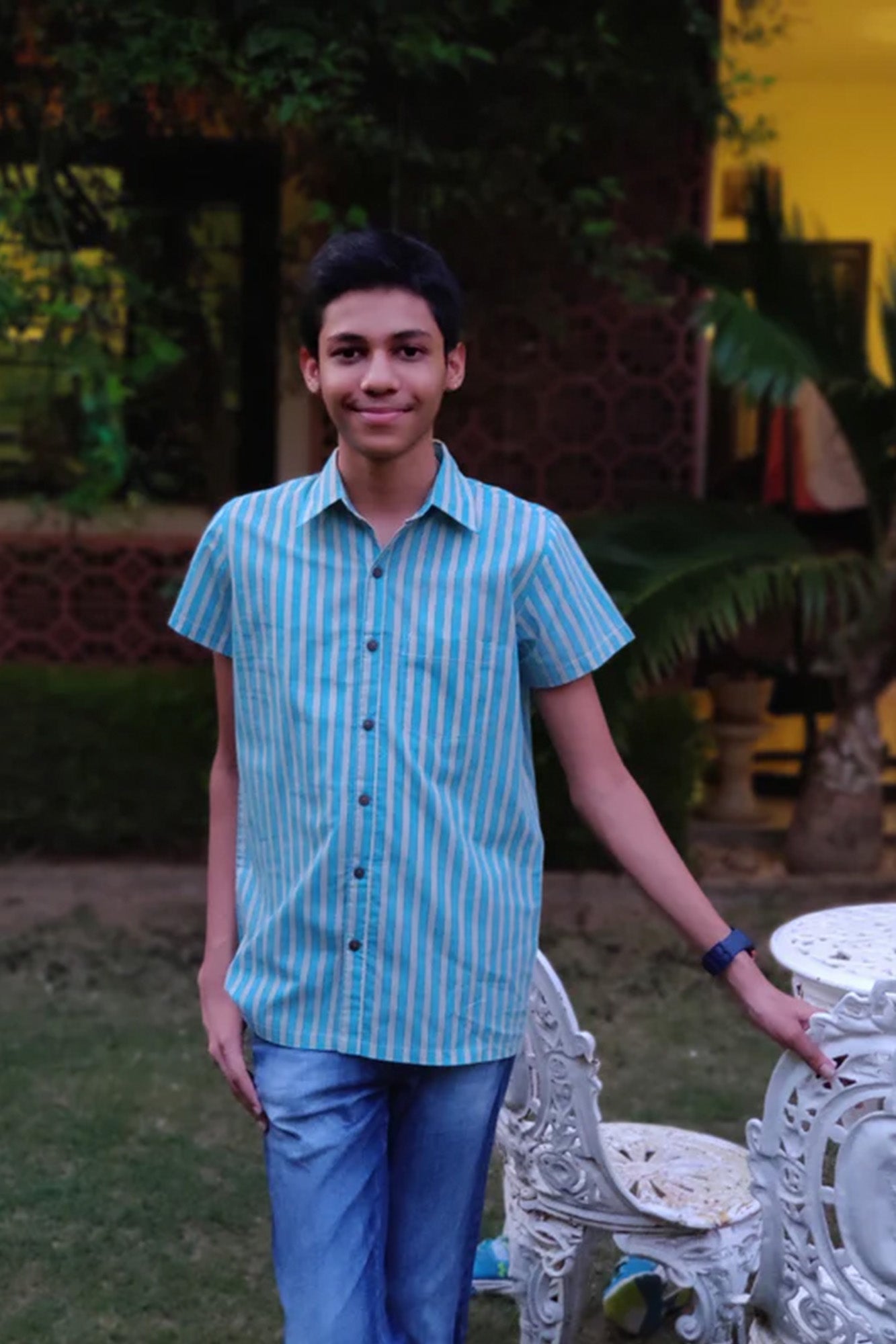 Boy Shirt Blue Stripes