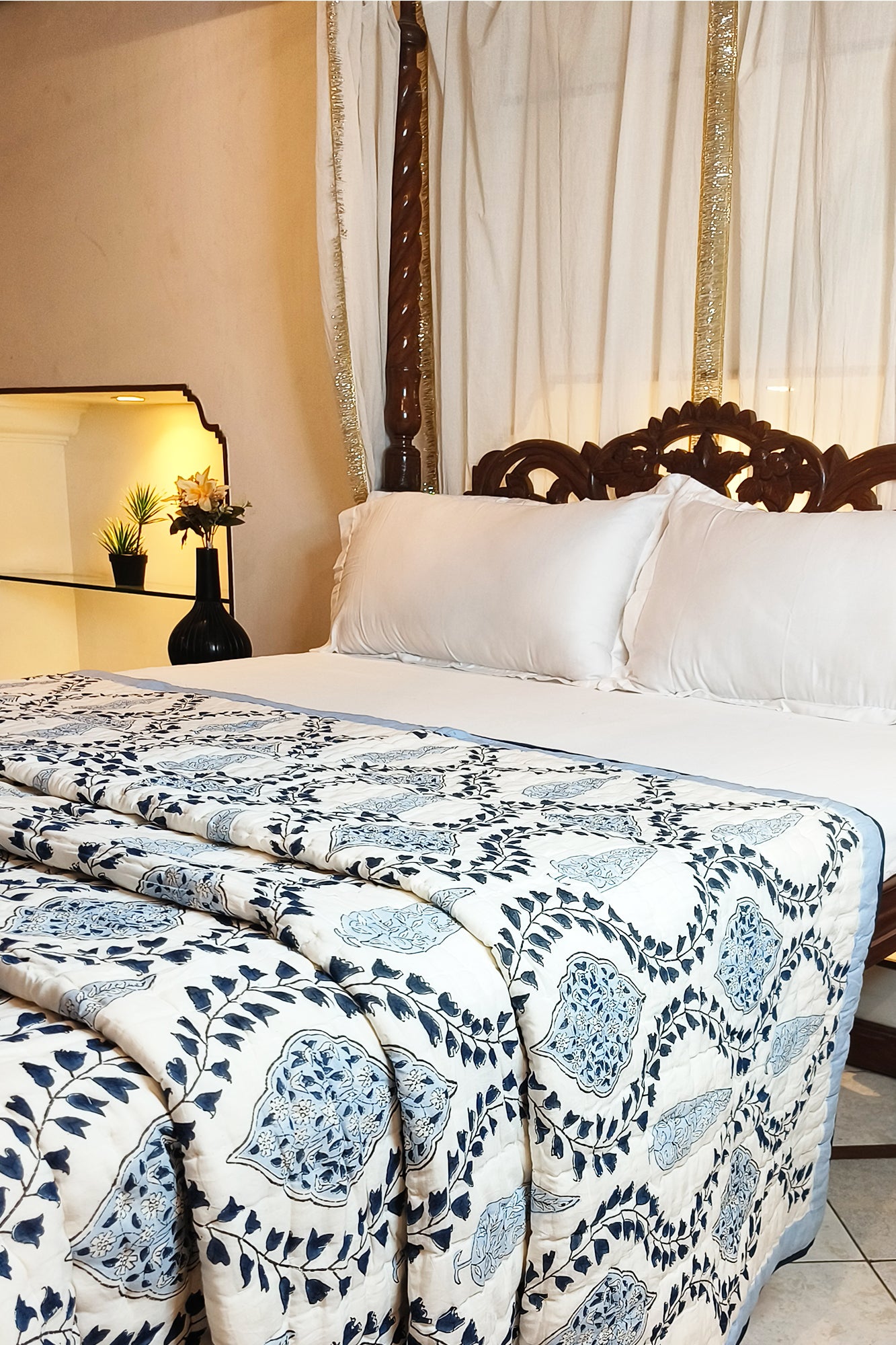 Mughal Blue Razai