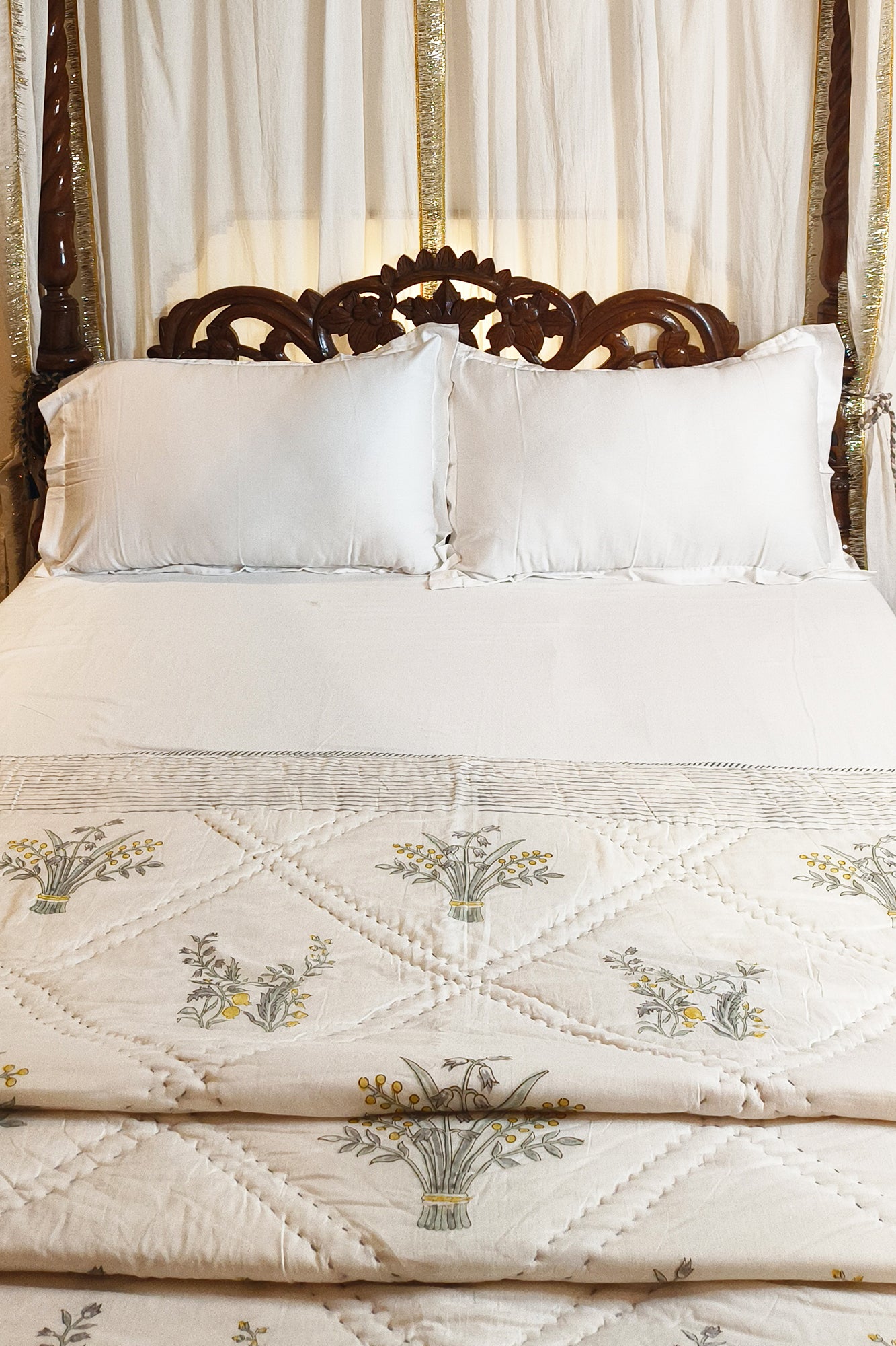 Yellow Pomegranate Razai