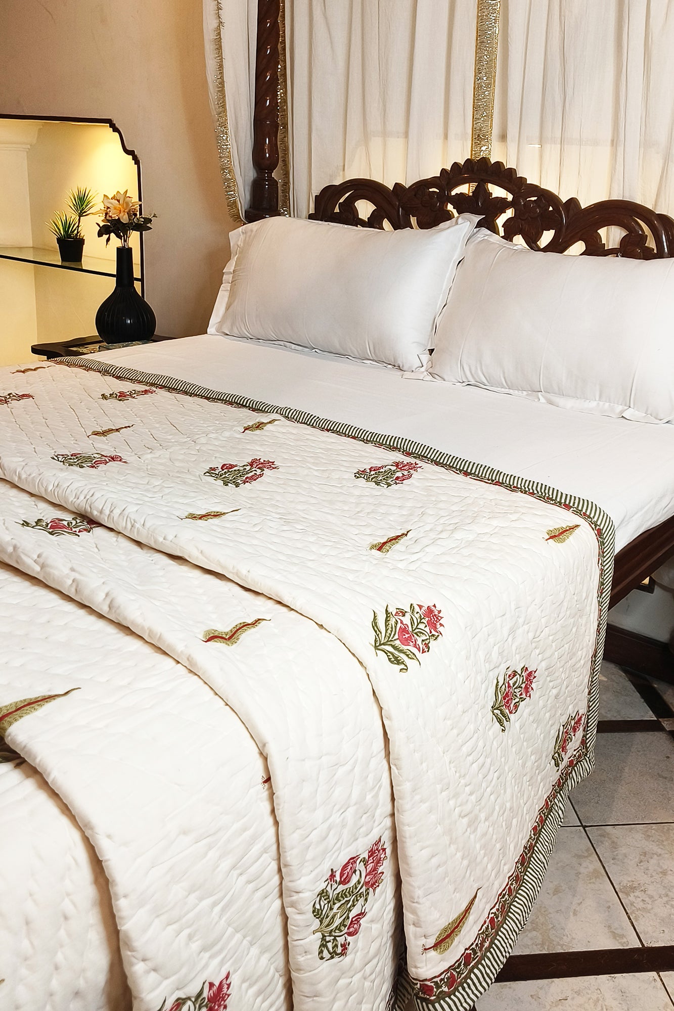 Heritage Bloom Razai