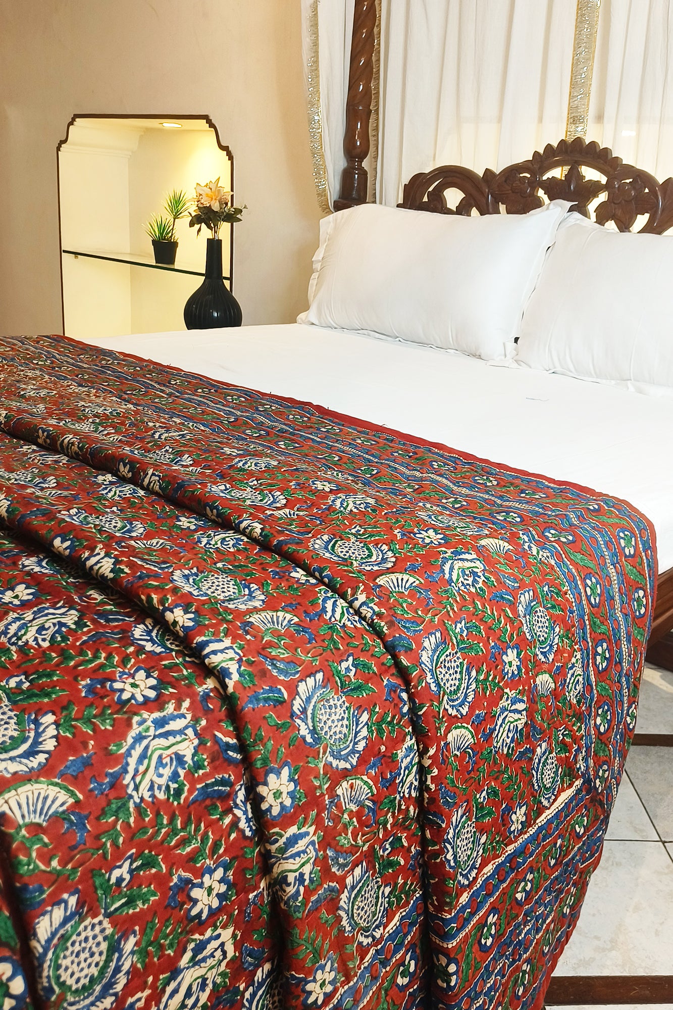 Kalamkari Gulshan Razai