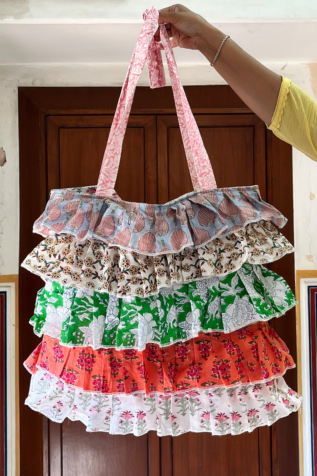 Multi Frill Tote Bag