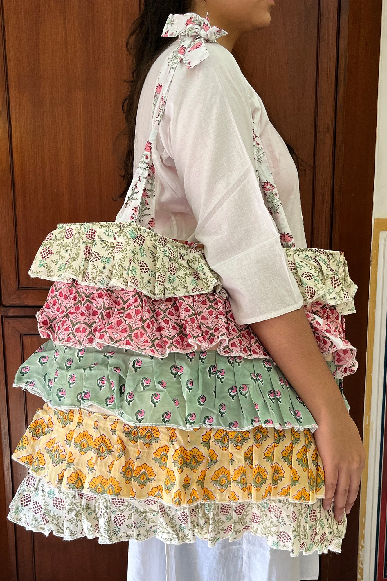 Multi Frill Tote Bag