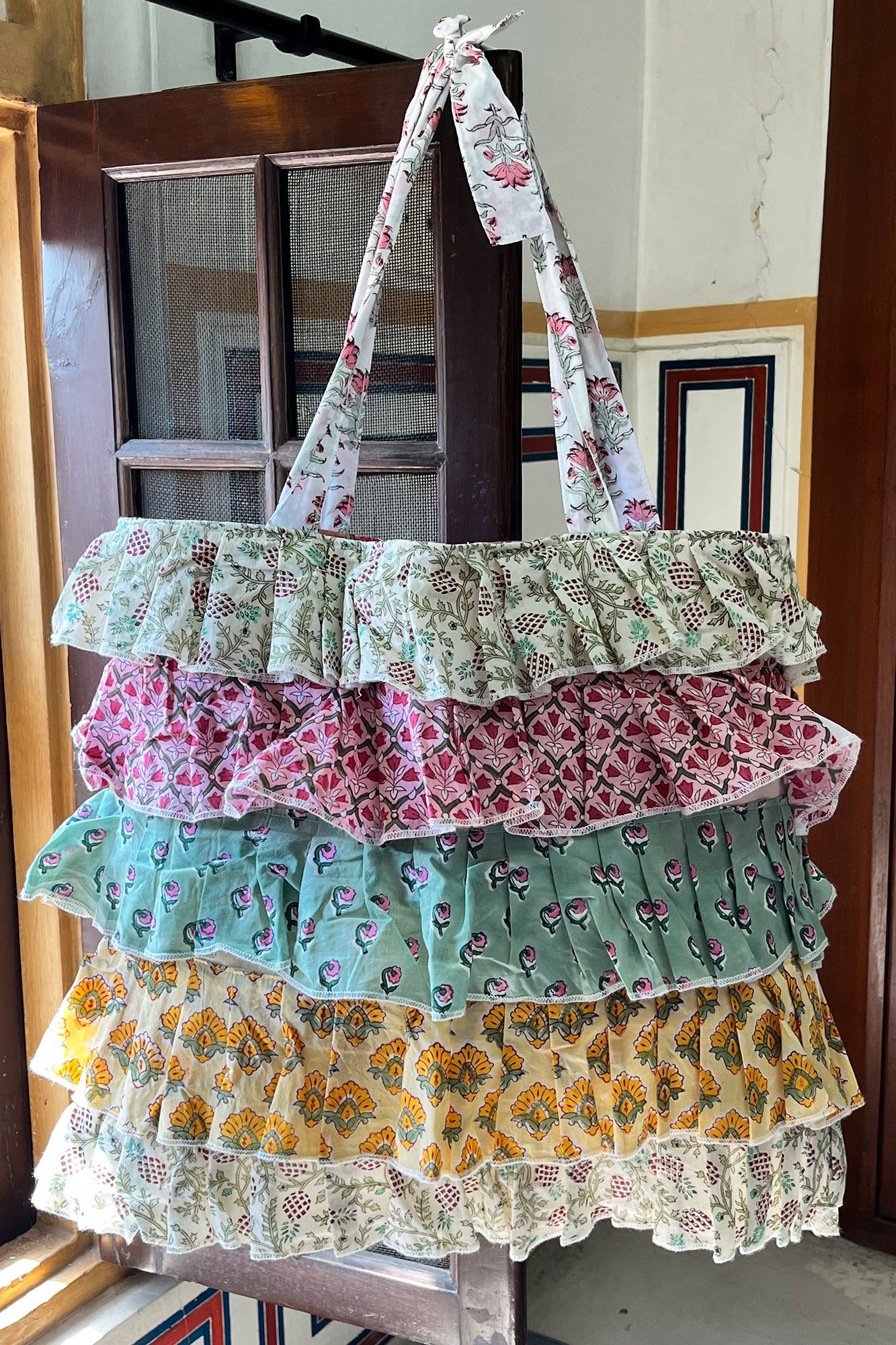 Multi Frill Tote Bag