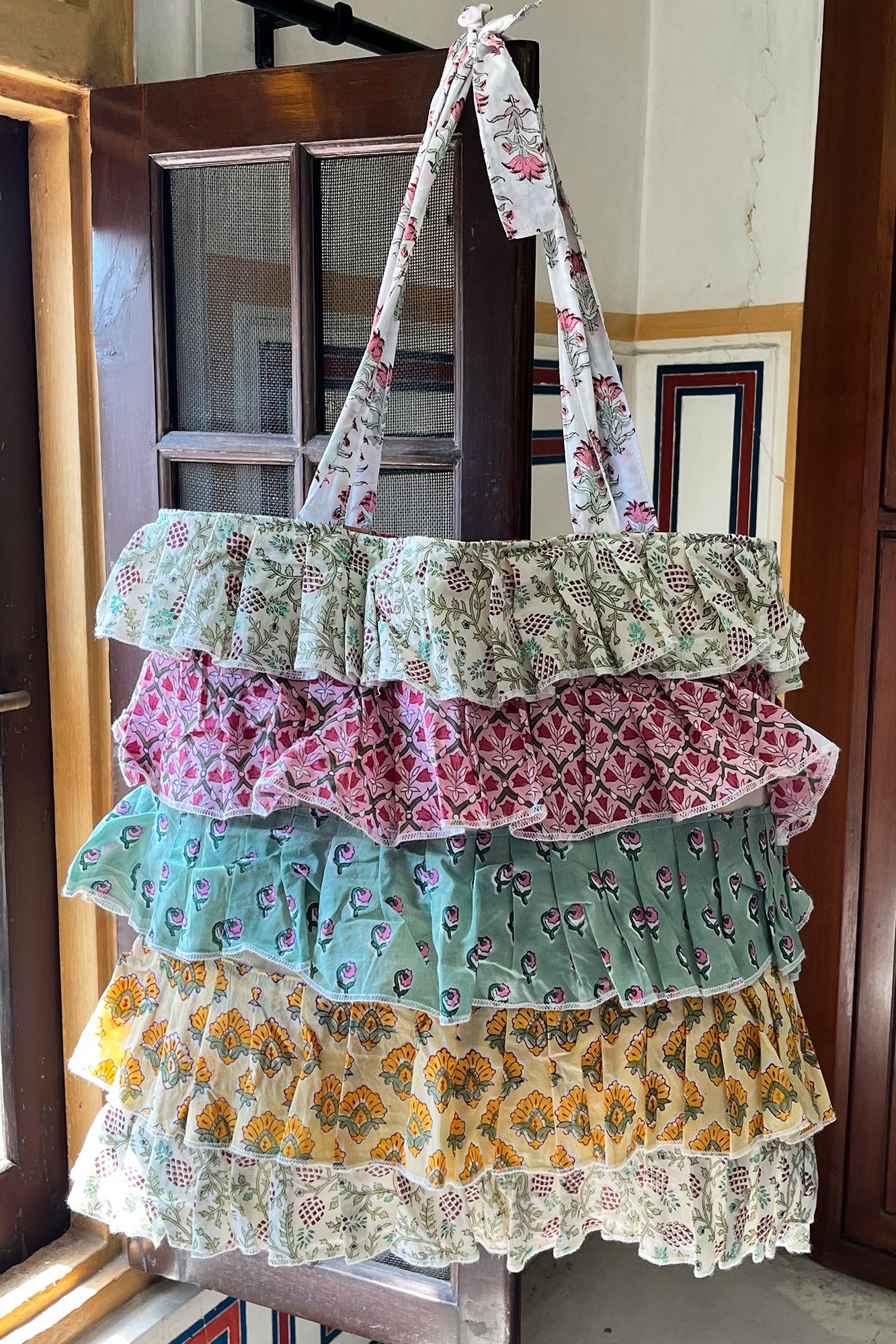 Multi Frill Tote Bag