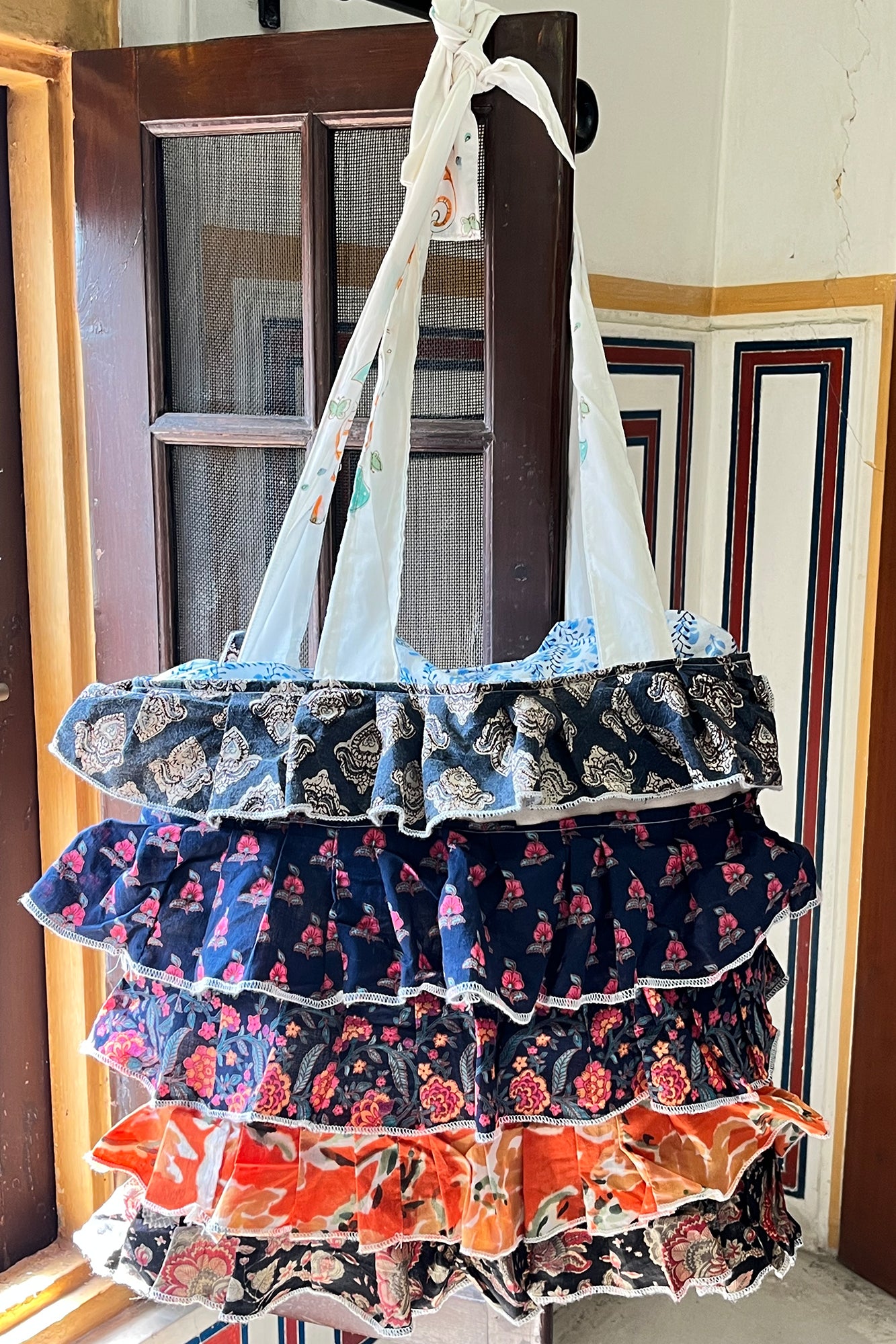 Multi Frill Tote Bag