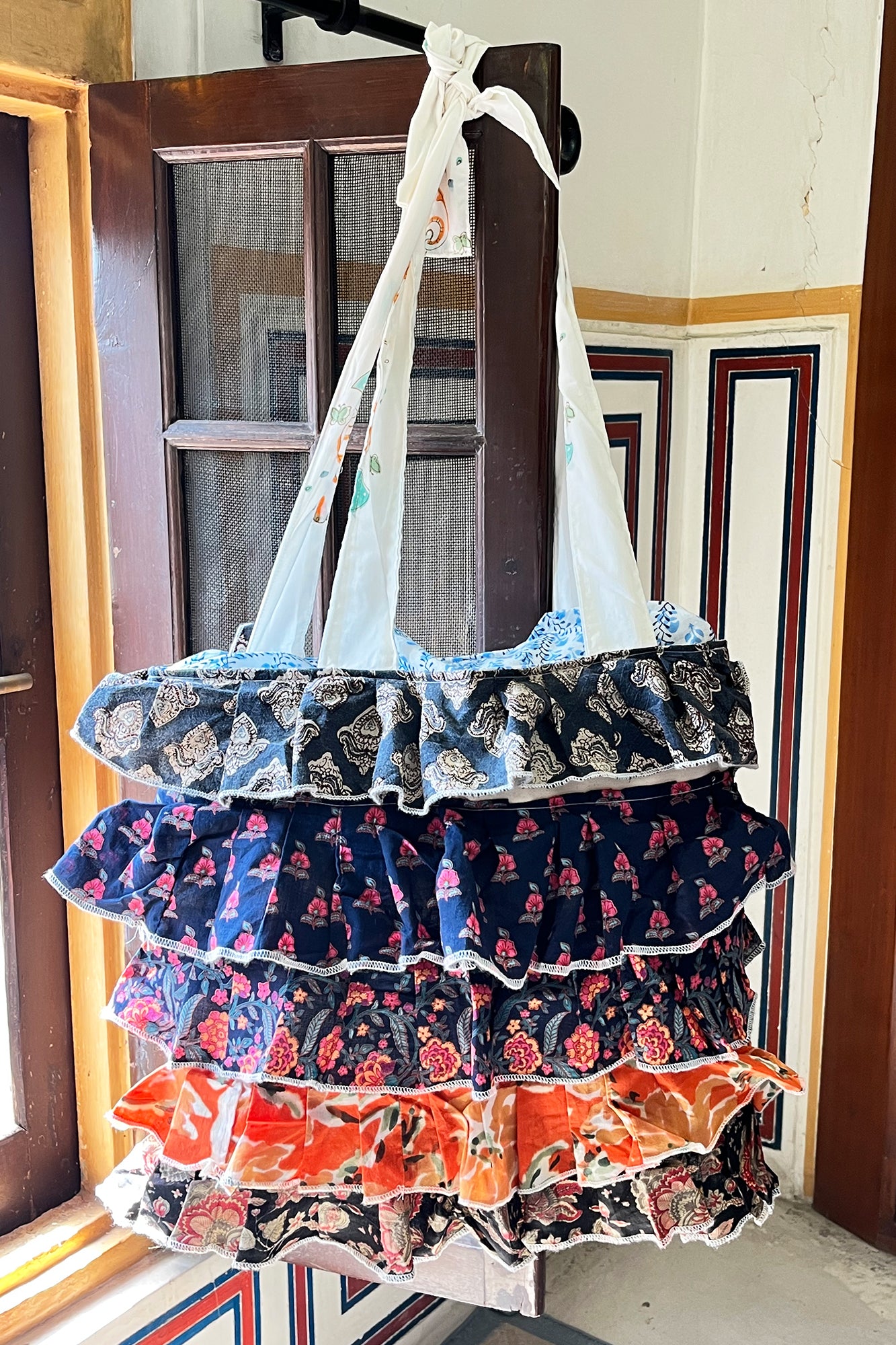 Multi Frill Tote Bag