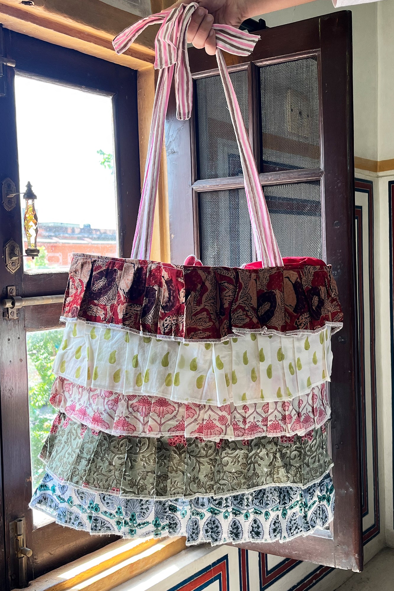 Multi Frill Tote Bag