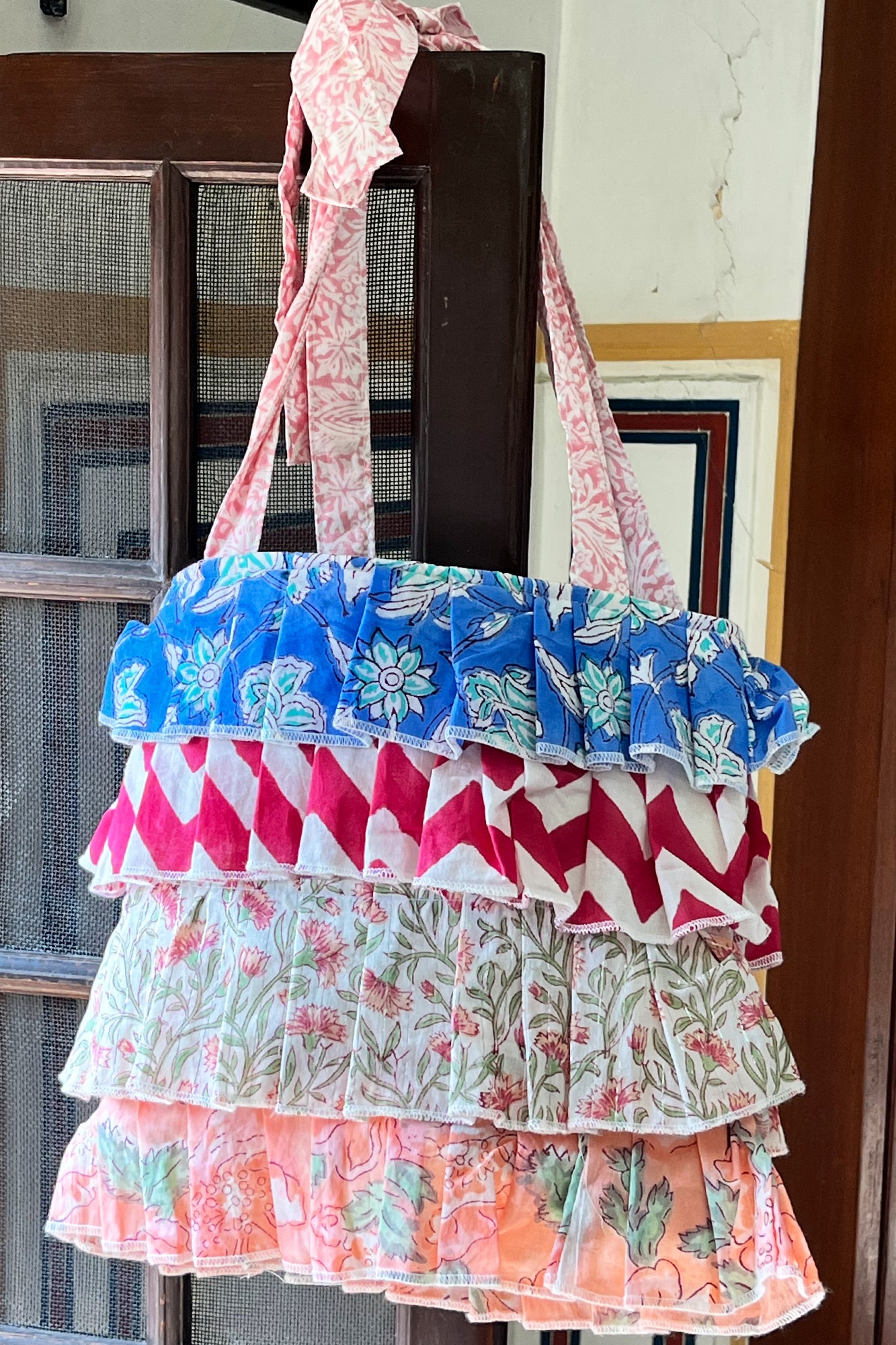 Multi Frill Tote Bag