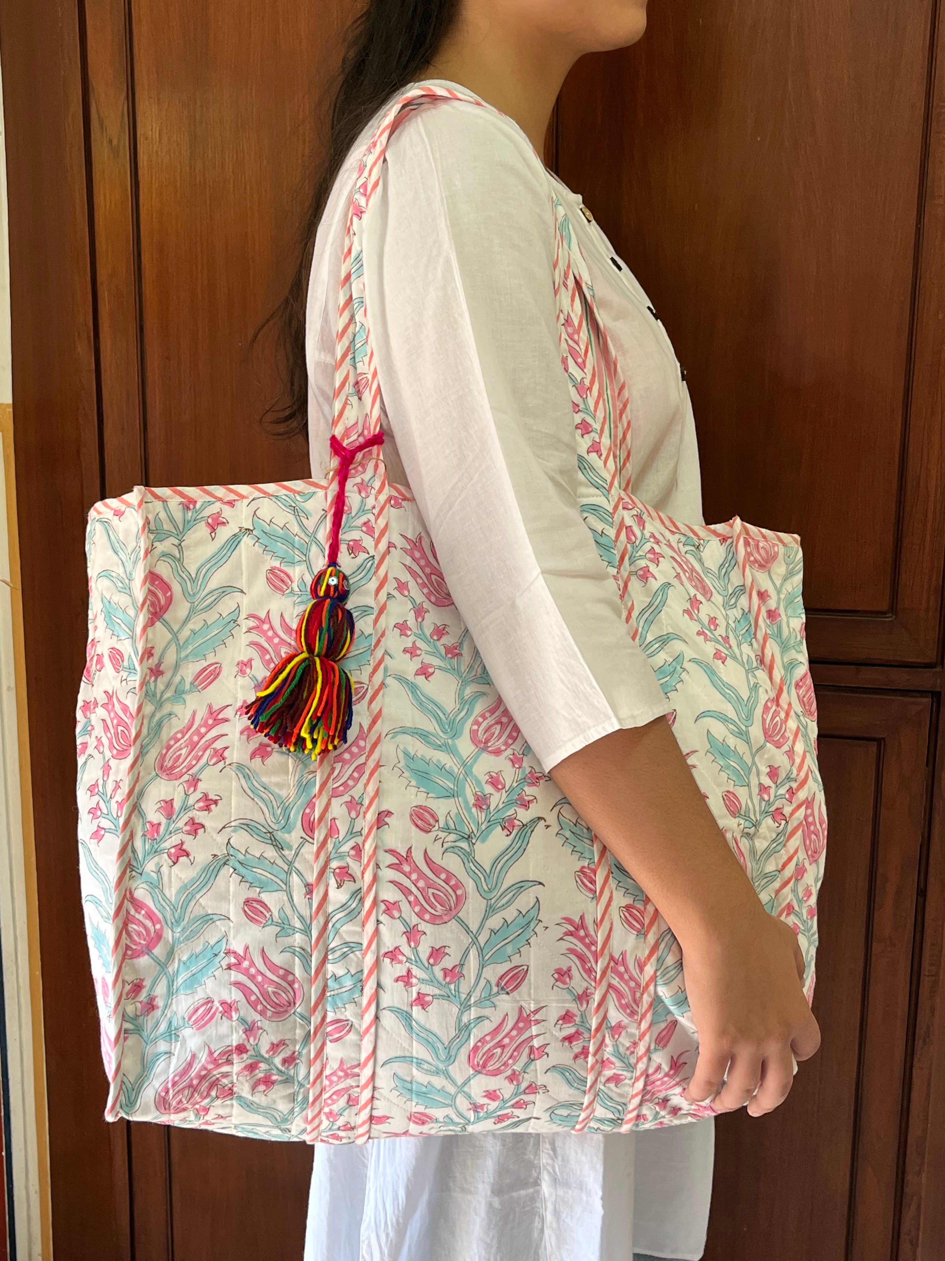 Tulip Vine Tote Bag