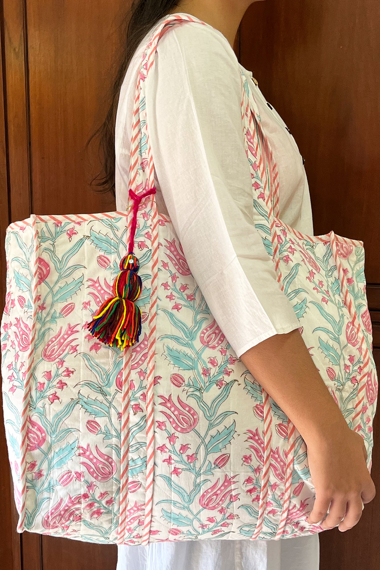 Tulip Vine Tote Bag