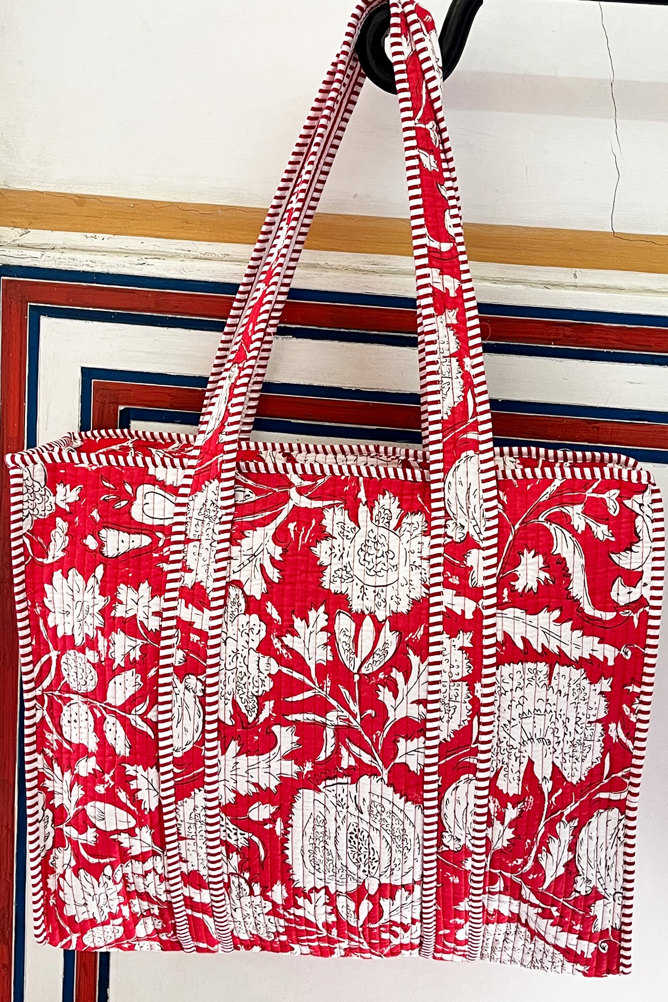Red Marigold Tote Bag