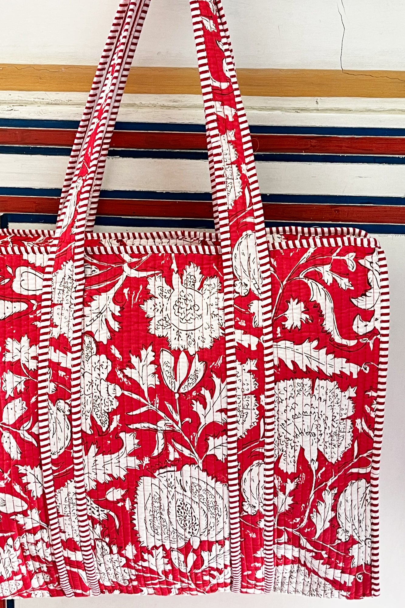 Red Marigold Tote Bag