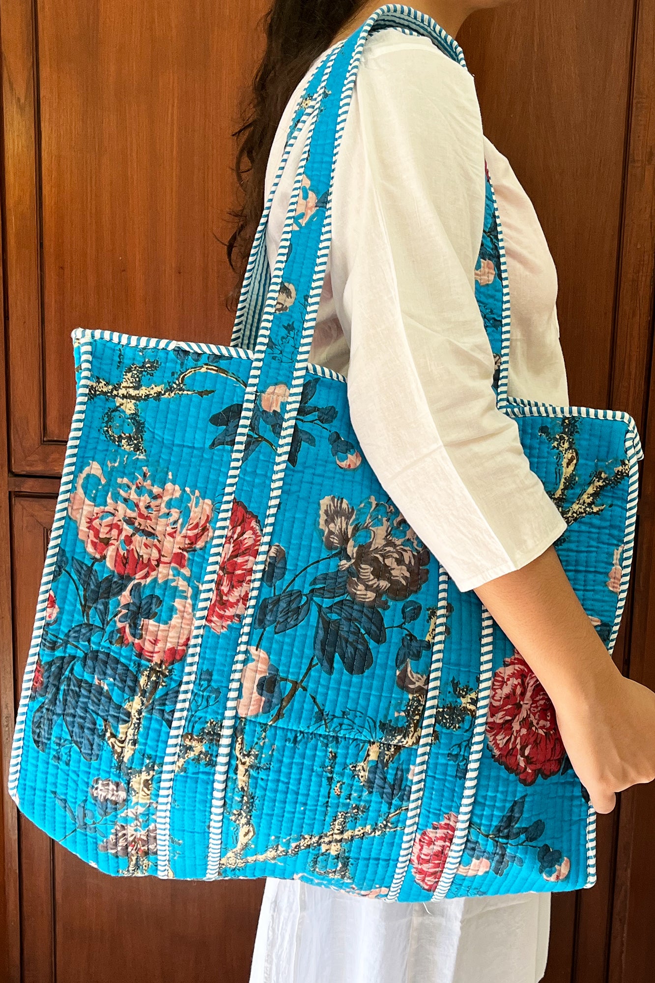 Mughal Blue Tote Bag