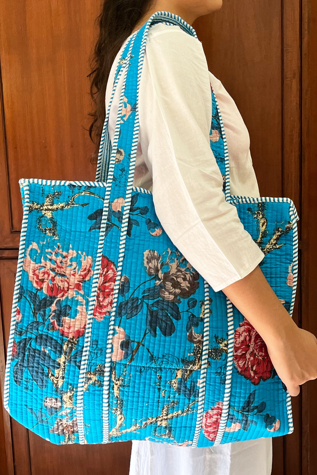 Mughal Blue Tote Bag