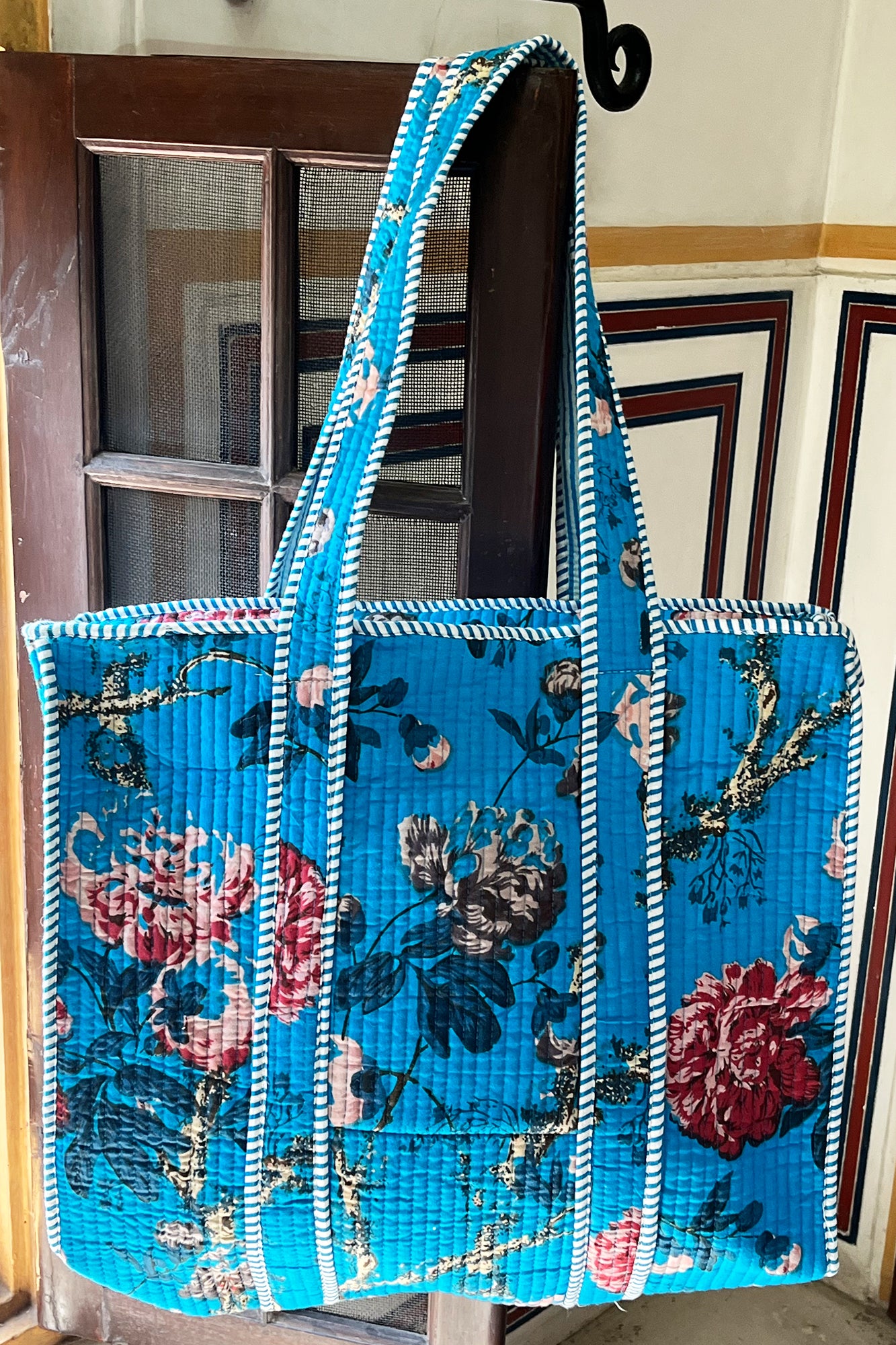 Mughal Blue Tote Bag