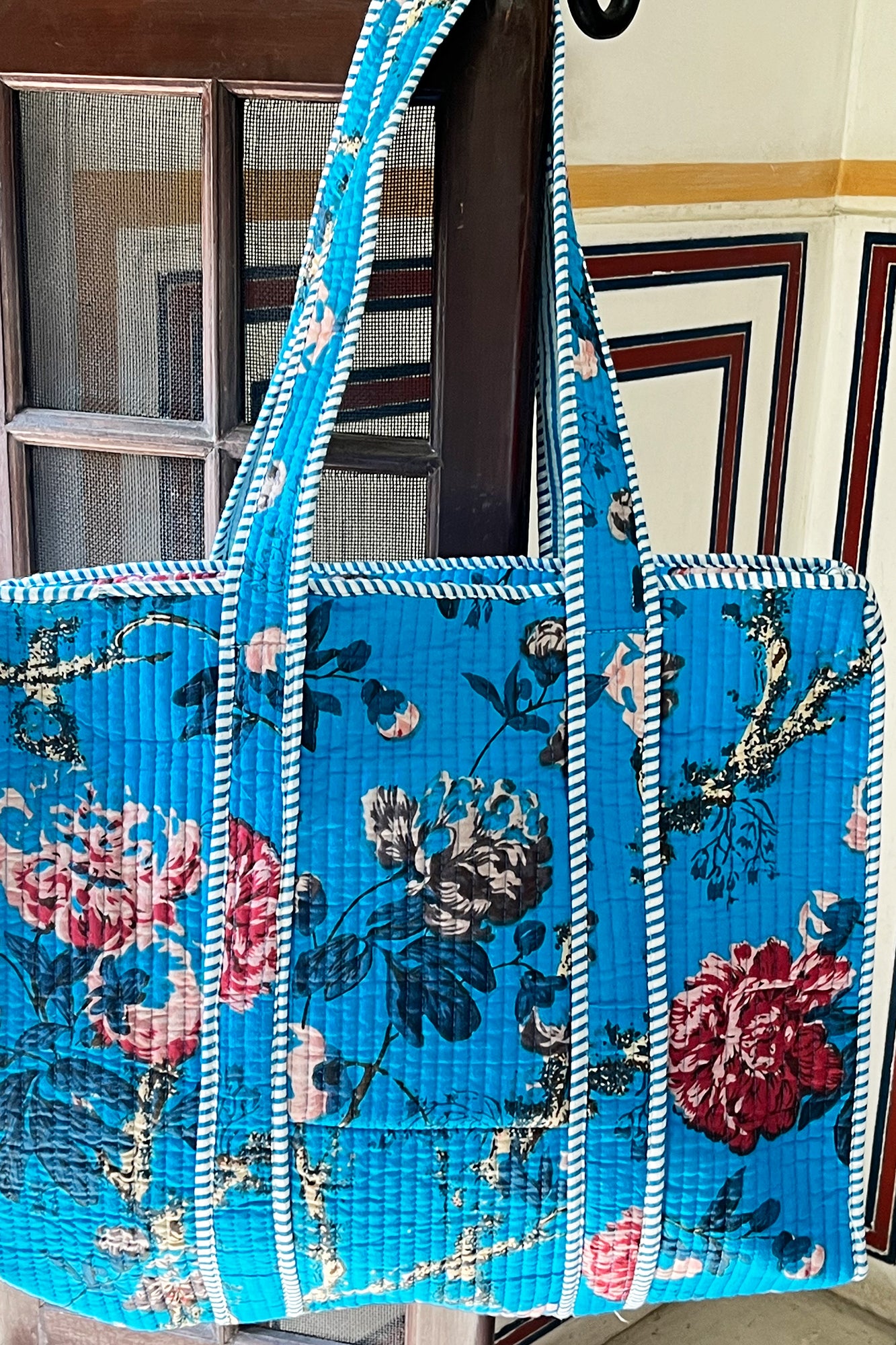 Mughal Blue Tote Bag