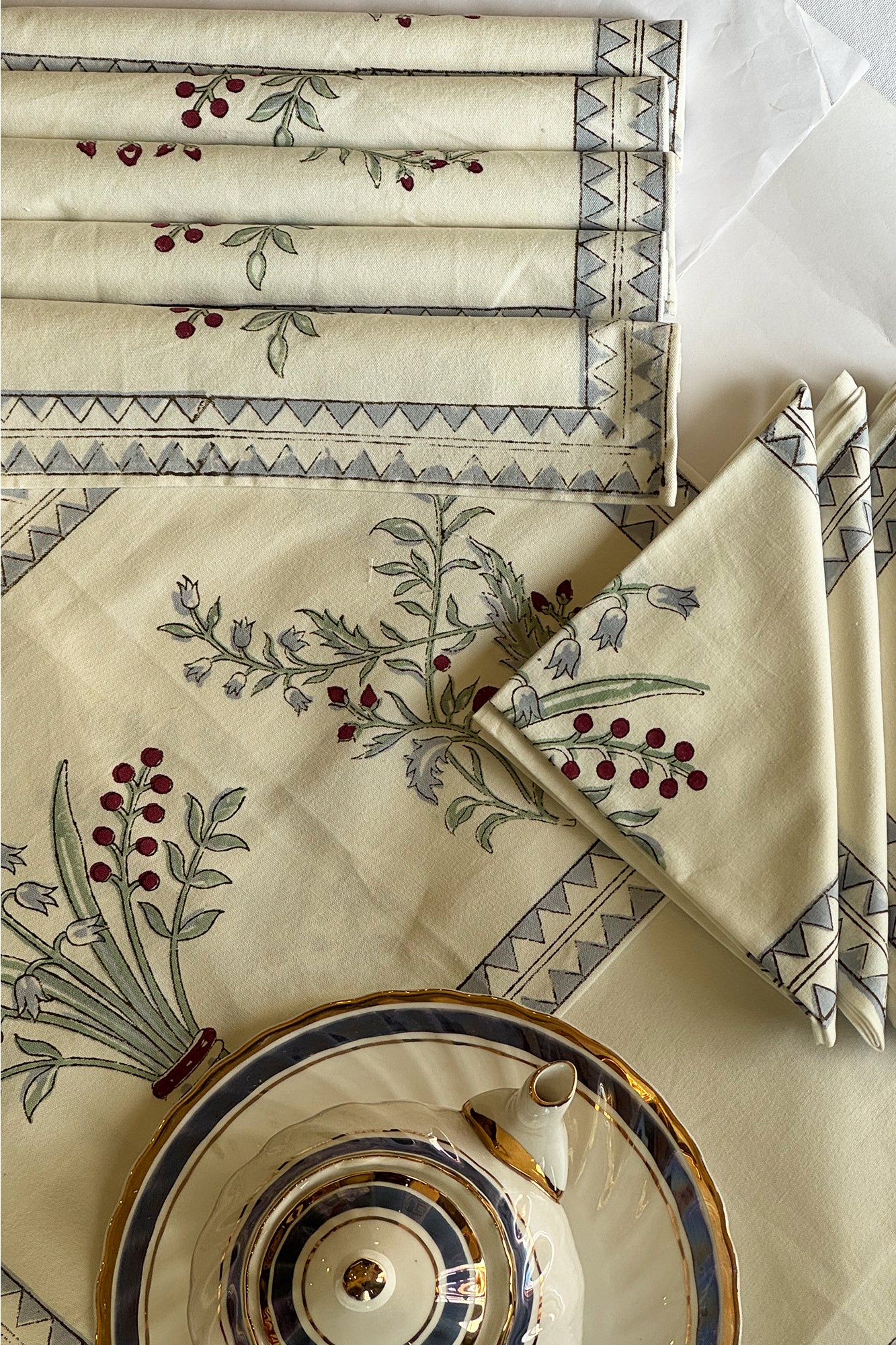 Pomegranate Jaal Placemat Set of 13