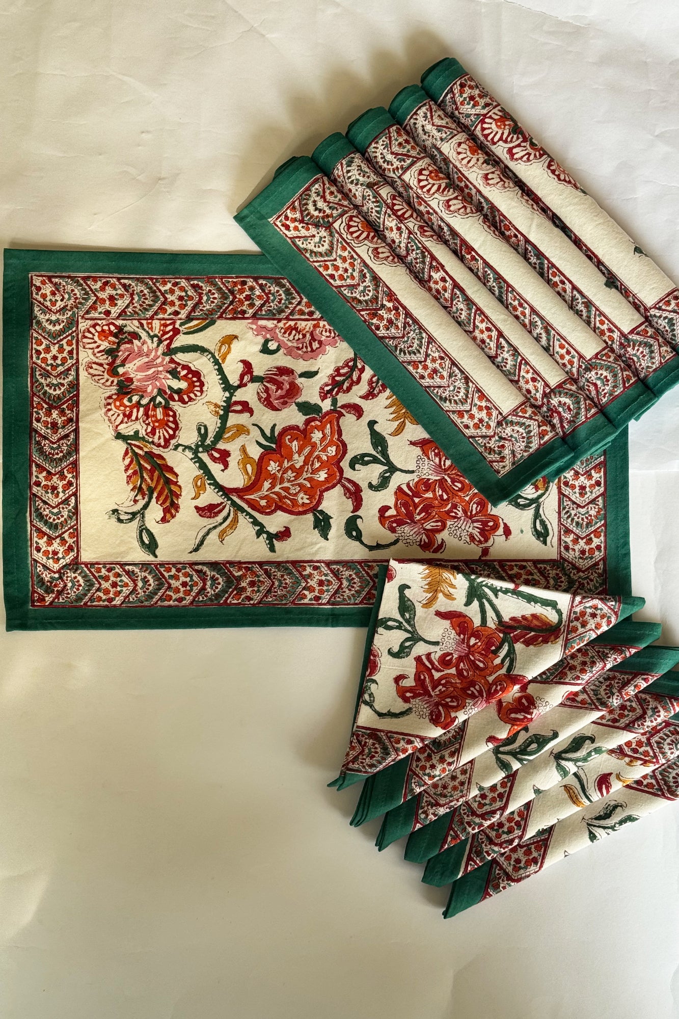 The Crimson Vine Placemat Set of 12