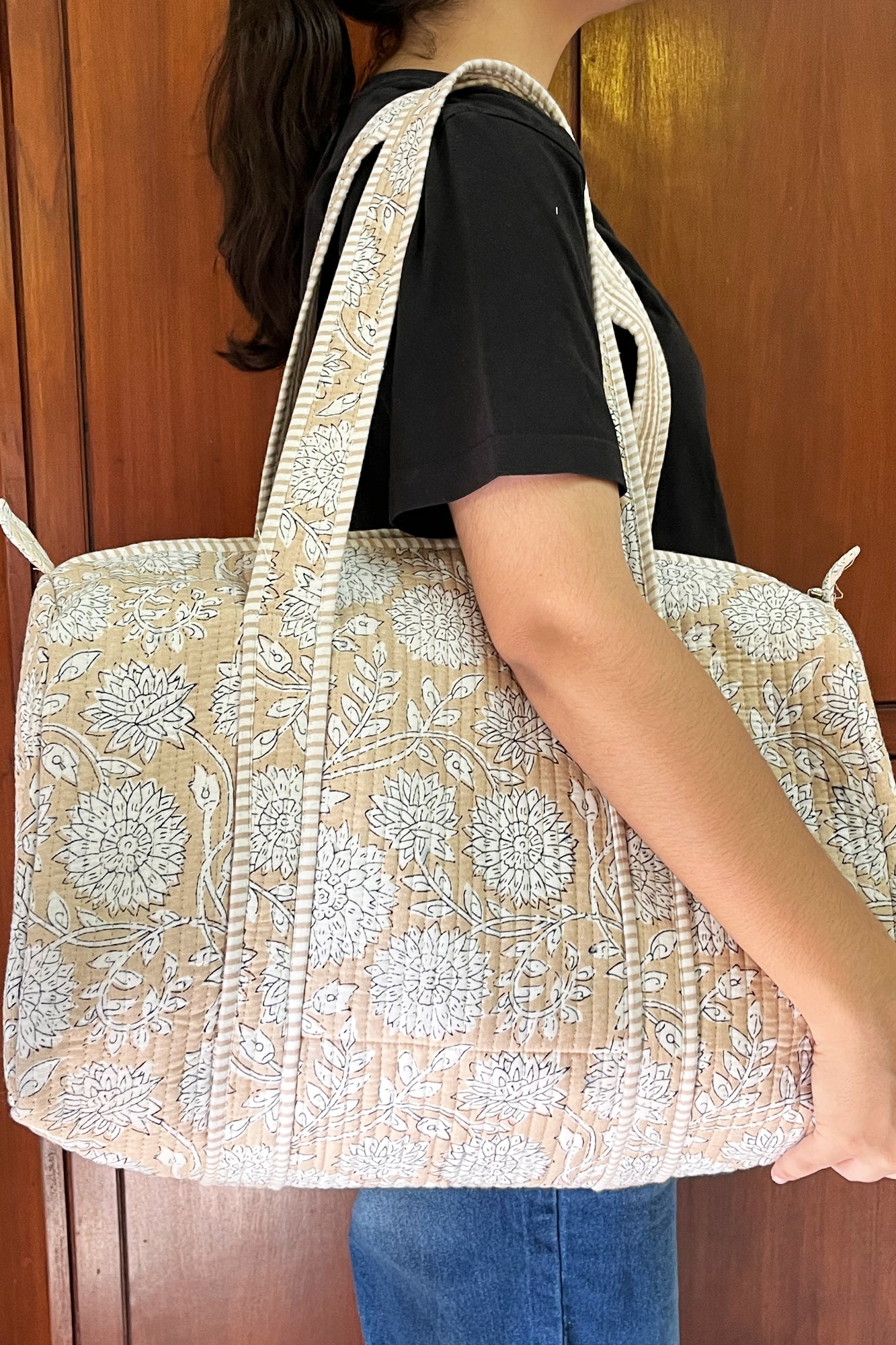 Sunflower Brown Duffle Bag