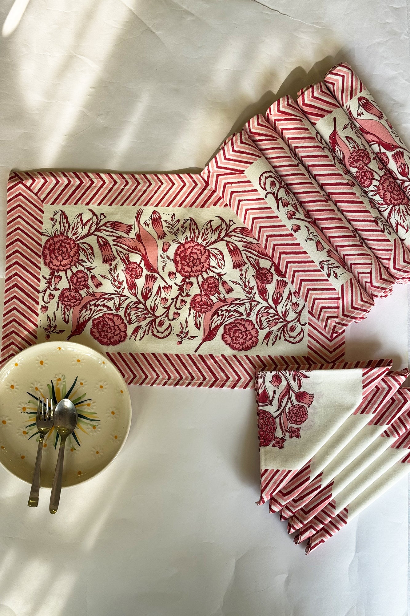 Red Bird Placemat Set of 12