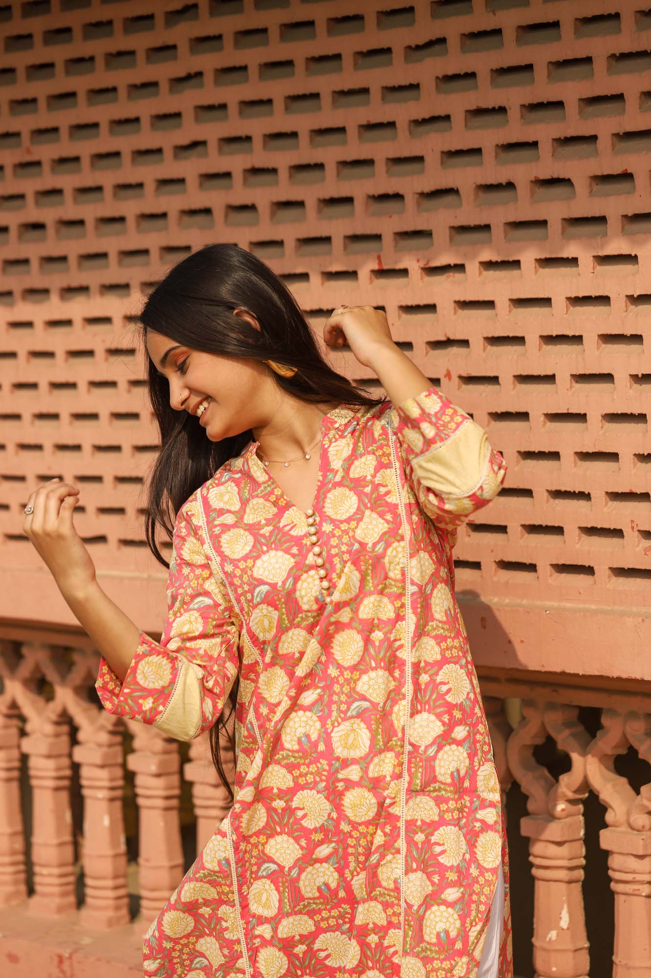 Kurta Long Women Afsana Lotus