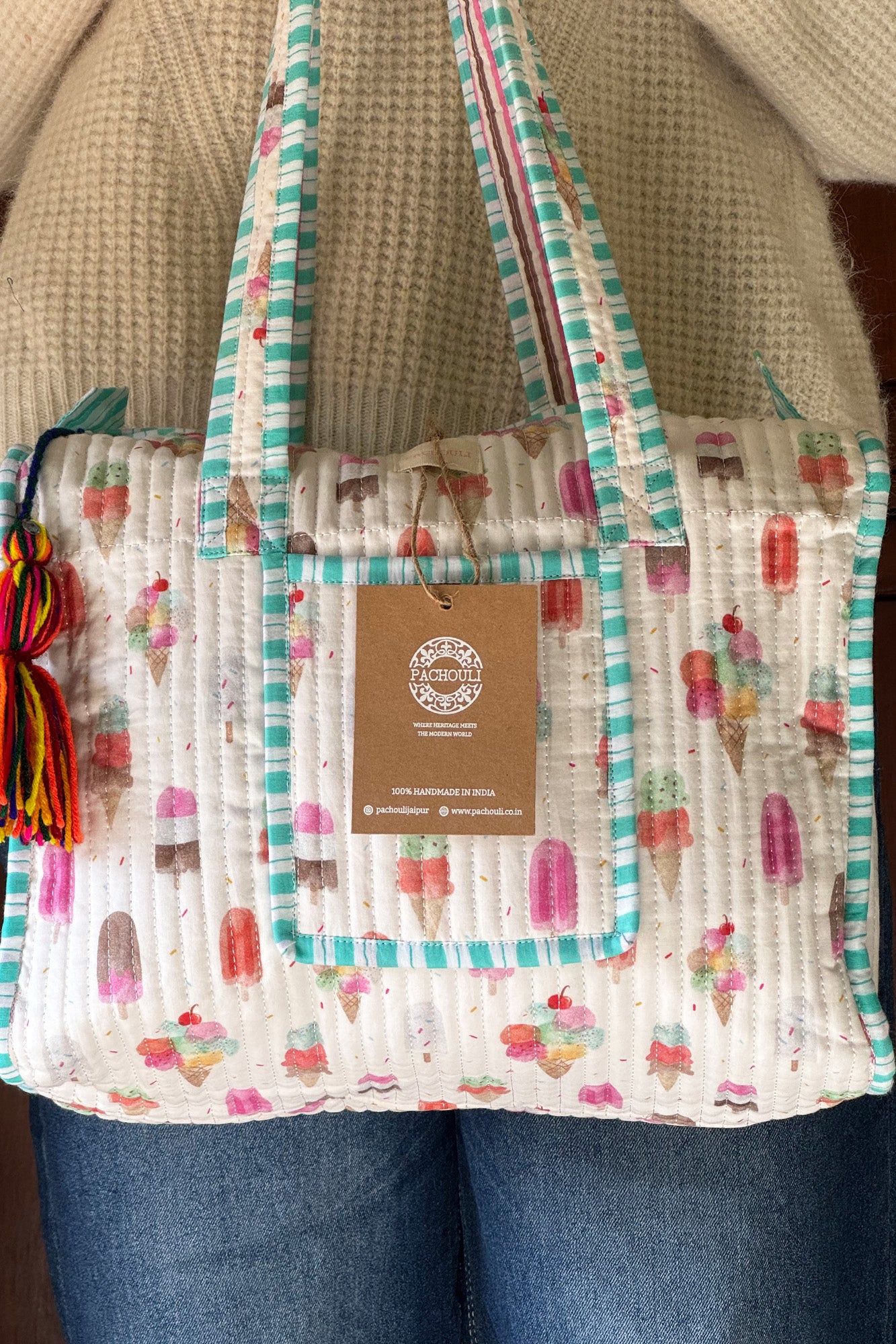 Ice Cream Small Duffle Bag