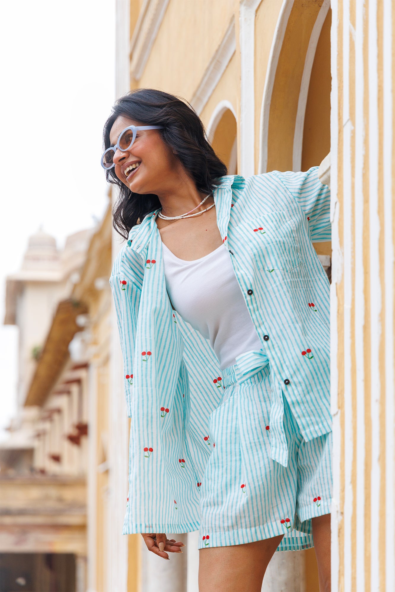 Seher Cherry Co-ord Set