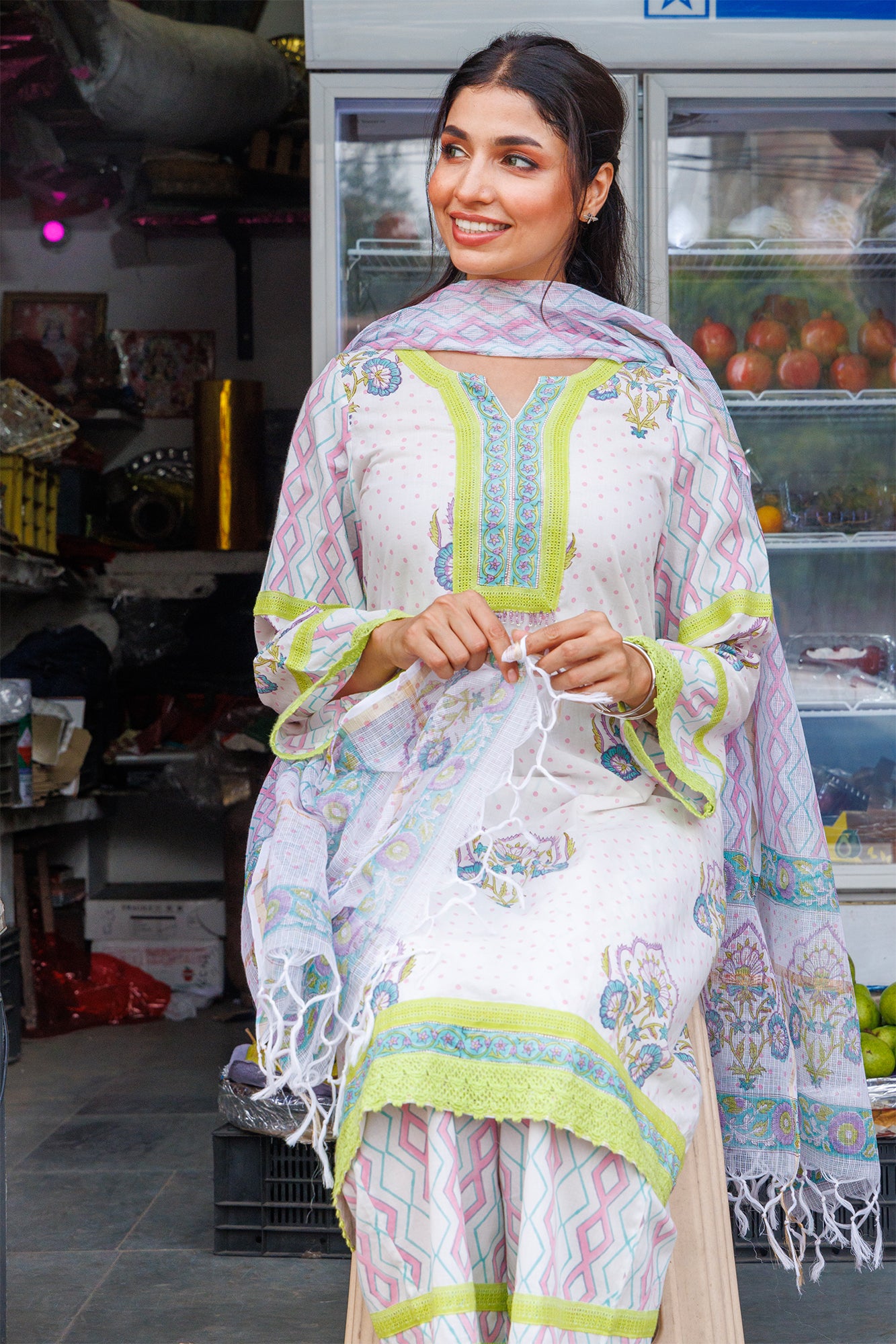 Seher Khatta Meetha Suit Set of 3