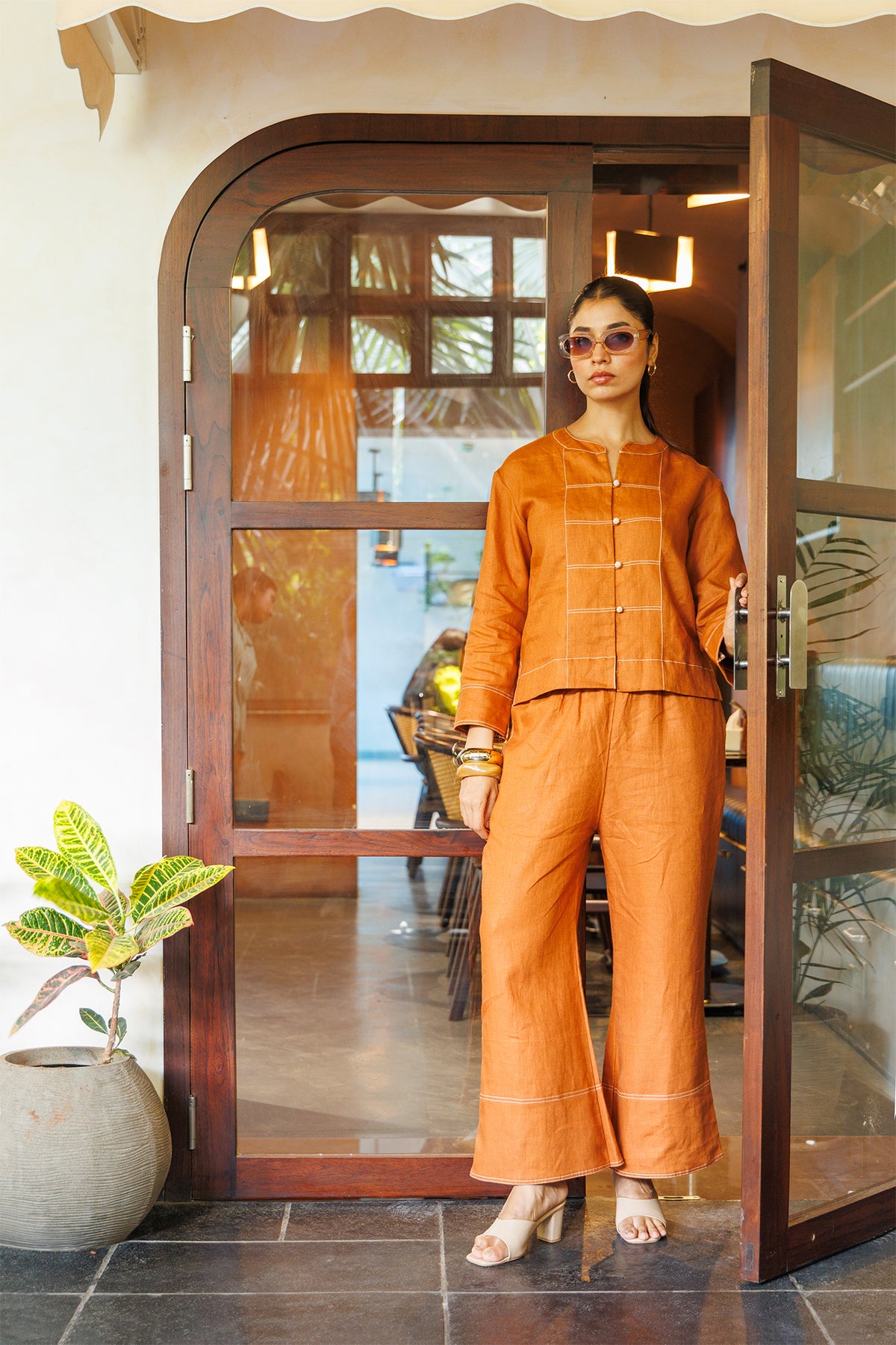 Linen Power Co-ord Set
