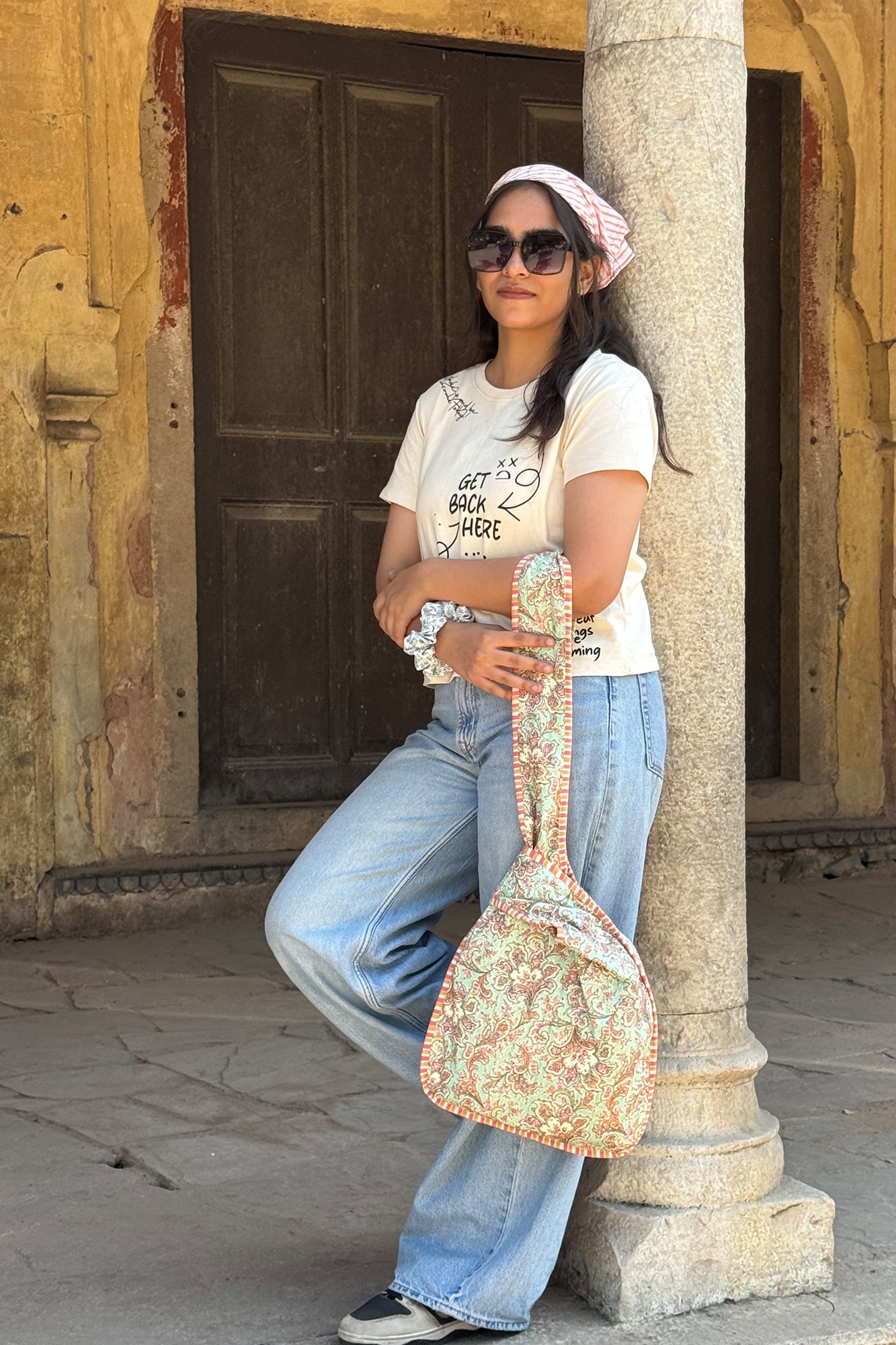 Blooming Summer Knot Bag