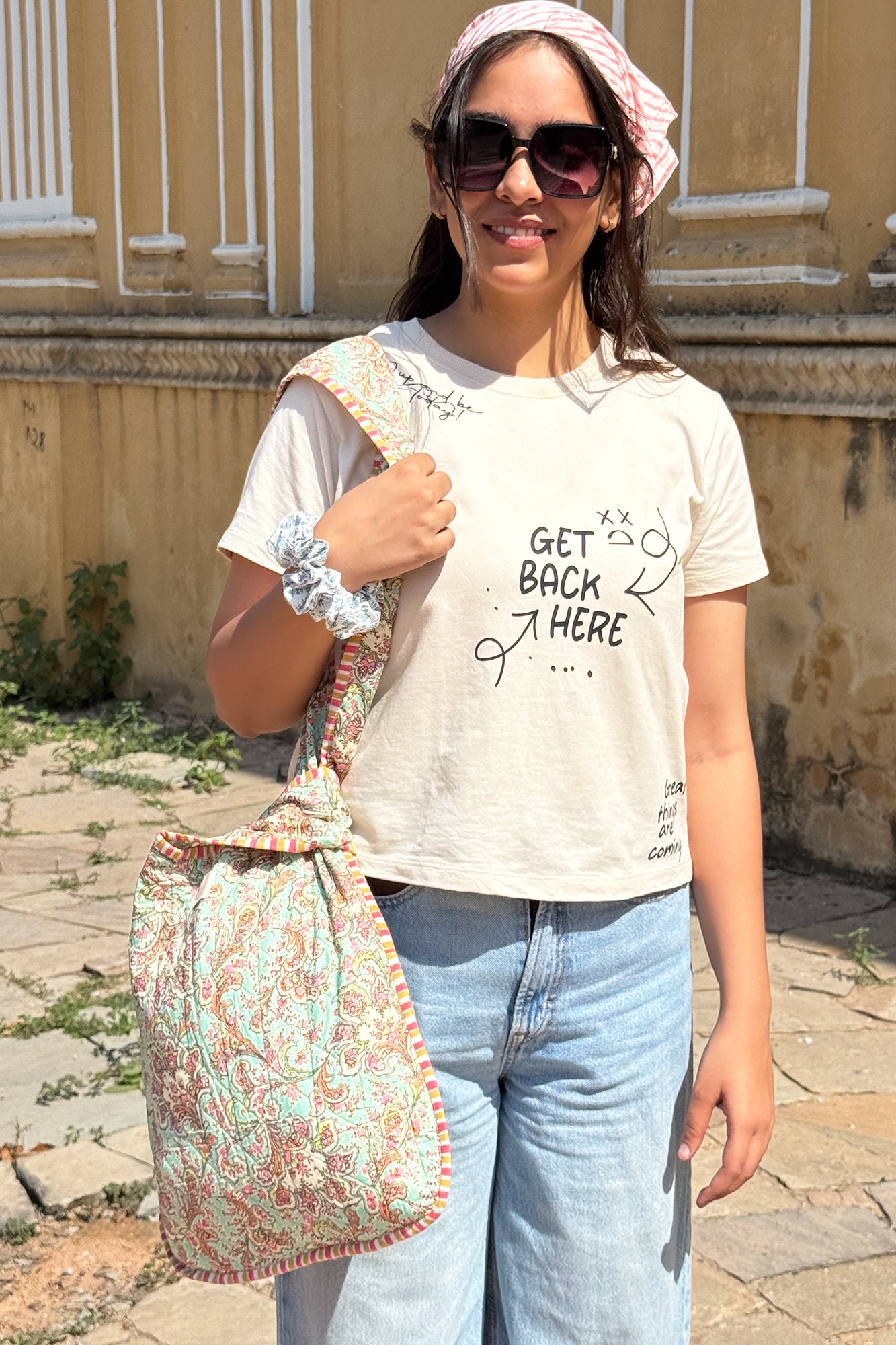 Blooming Summer Knot Bag