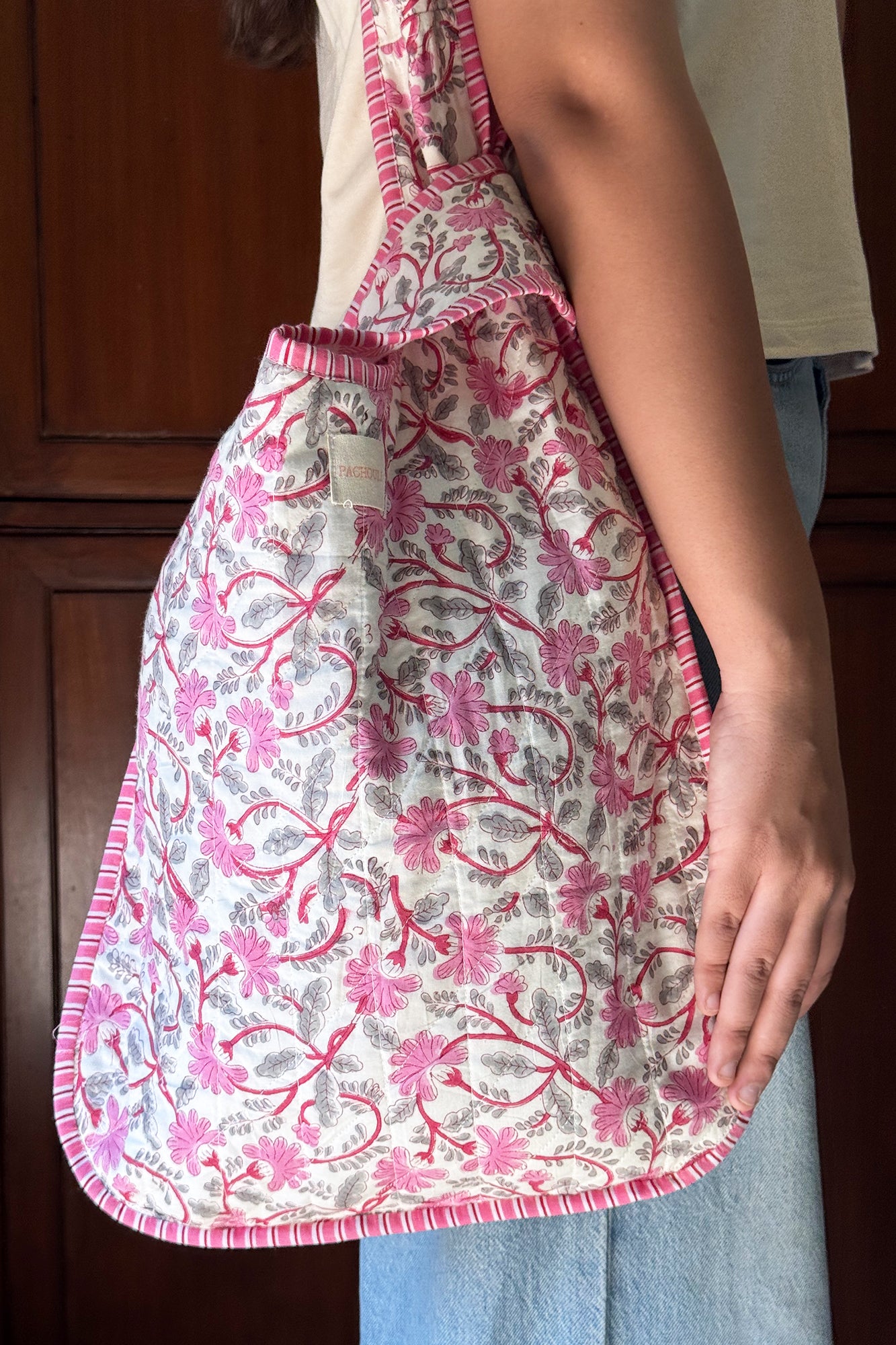 The Floral Loom Knot Bag