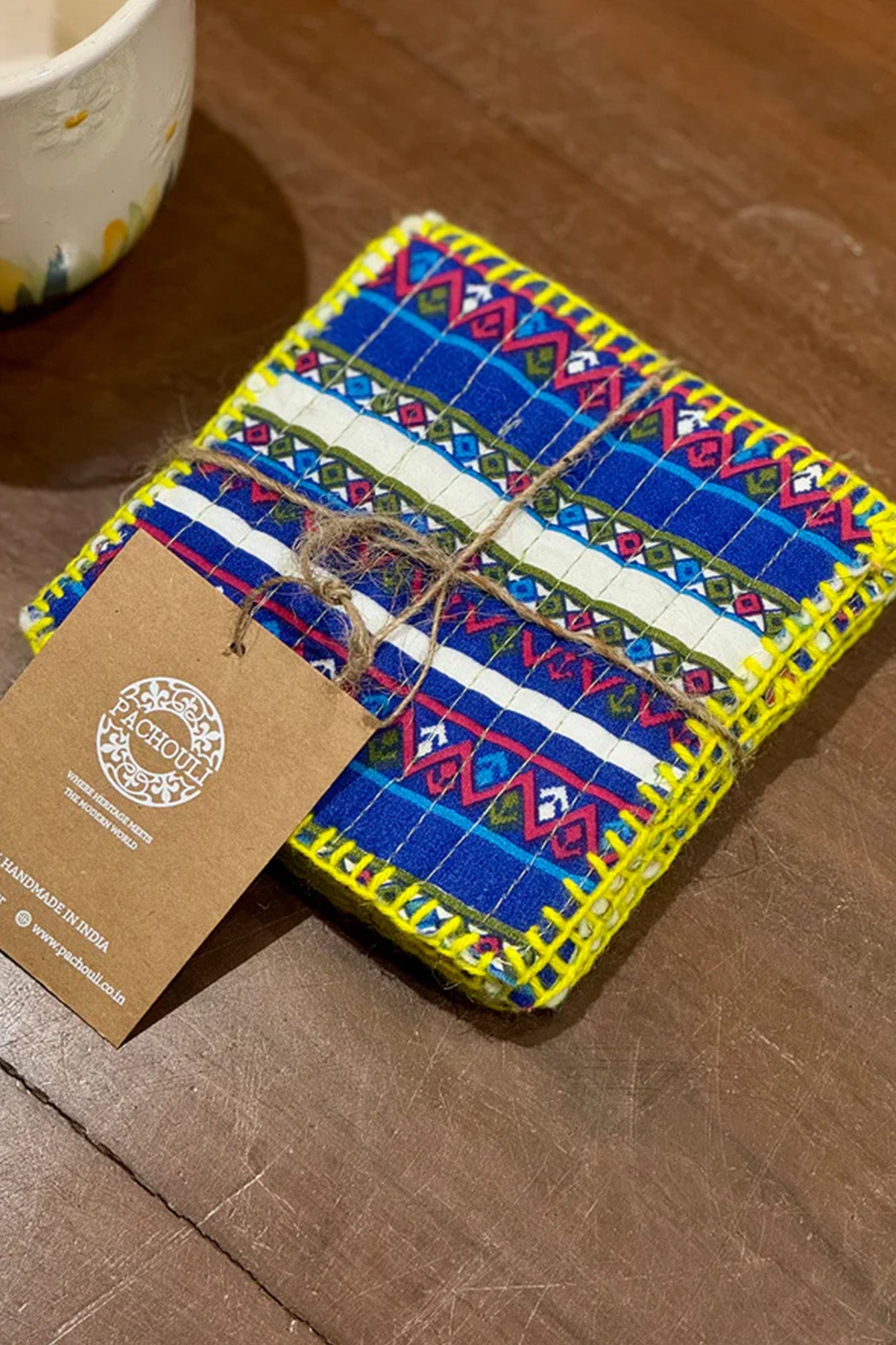 Green Booti Coasters Set