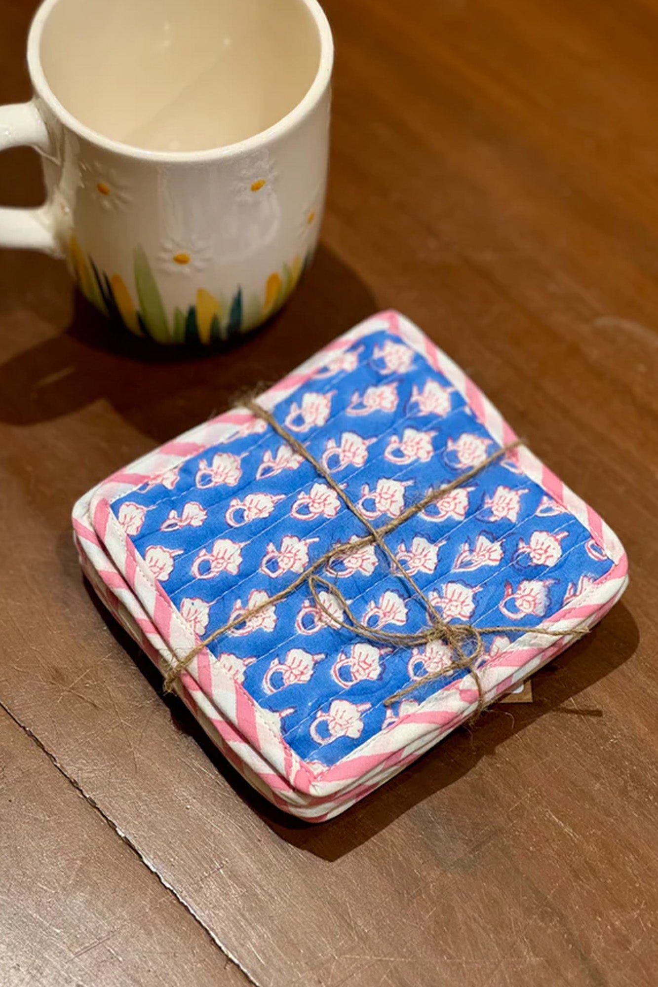 Blue Booti Coasters Set