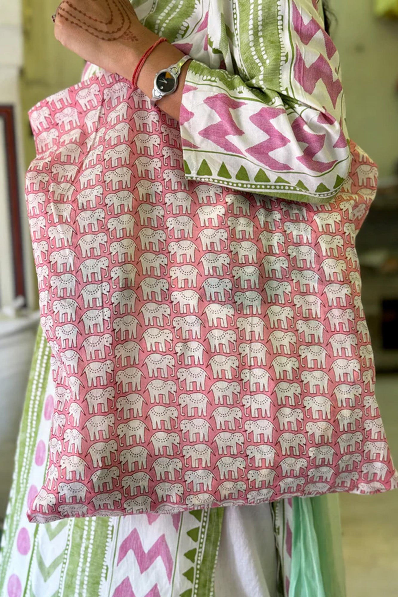 Pink Elephant Bag